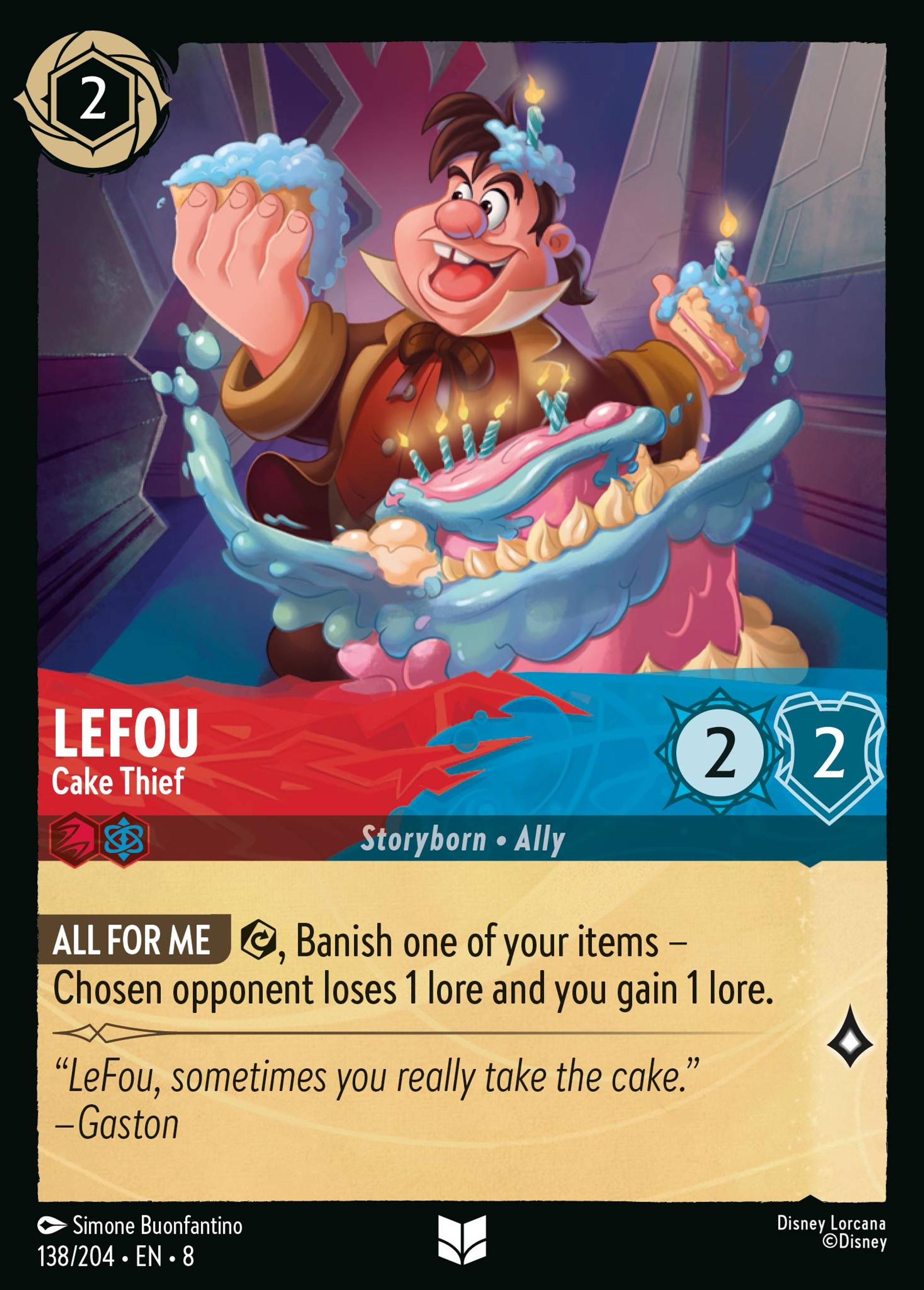 Le Fou - Voleur de gâteau — The Reign of Jafar — Lorcana