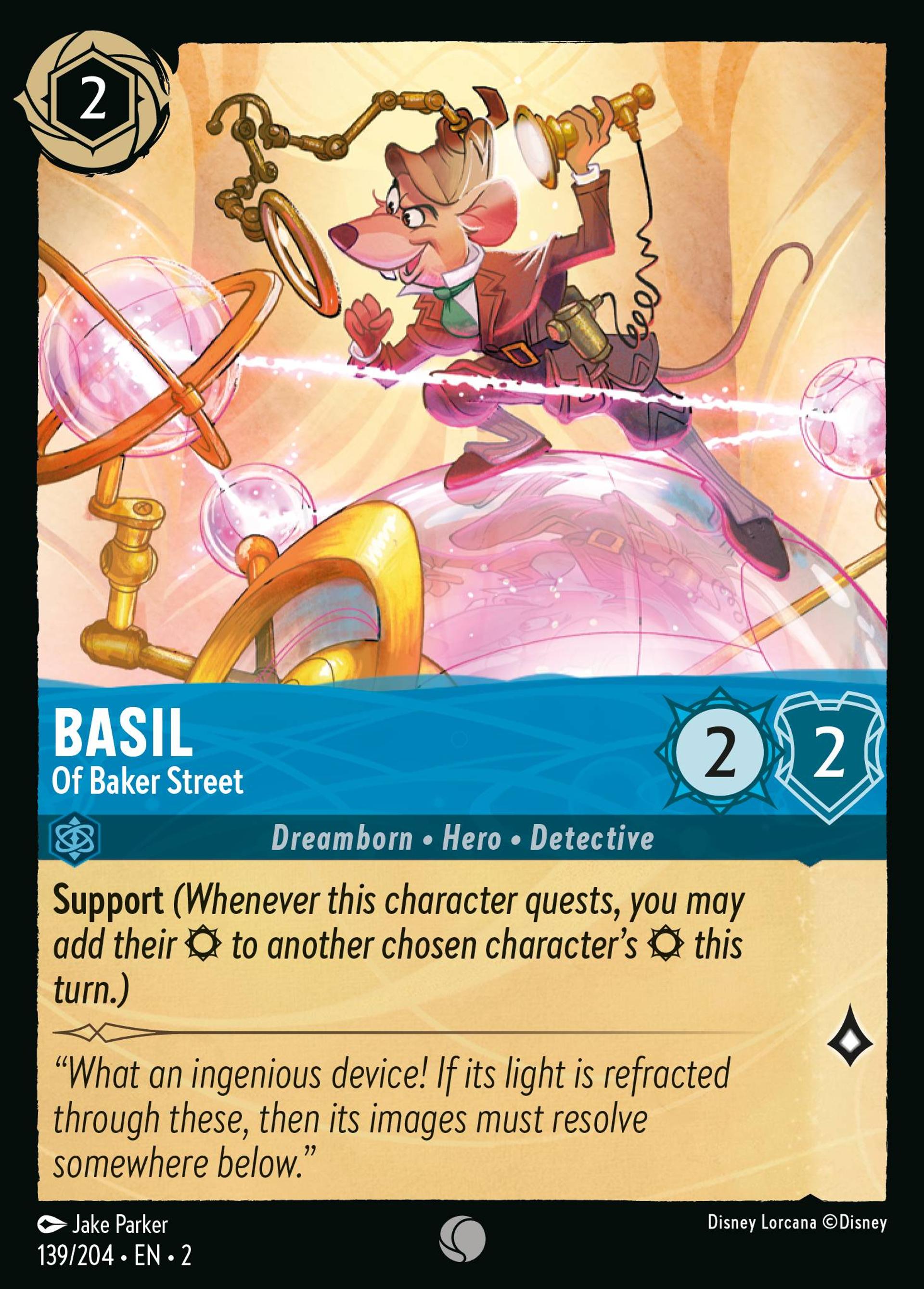 Basil - Of Baker Street — Rise of the Floodborn — Lorcana