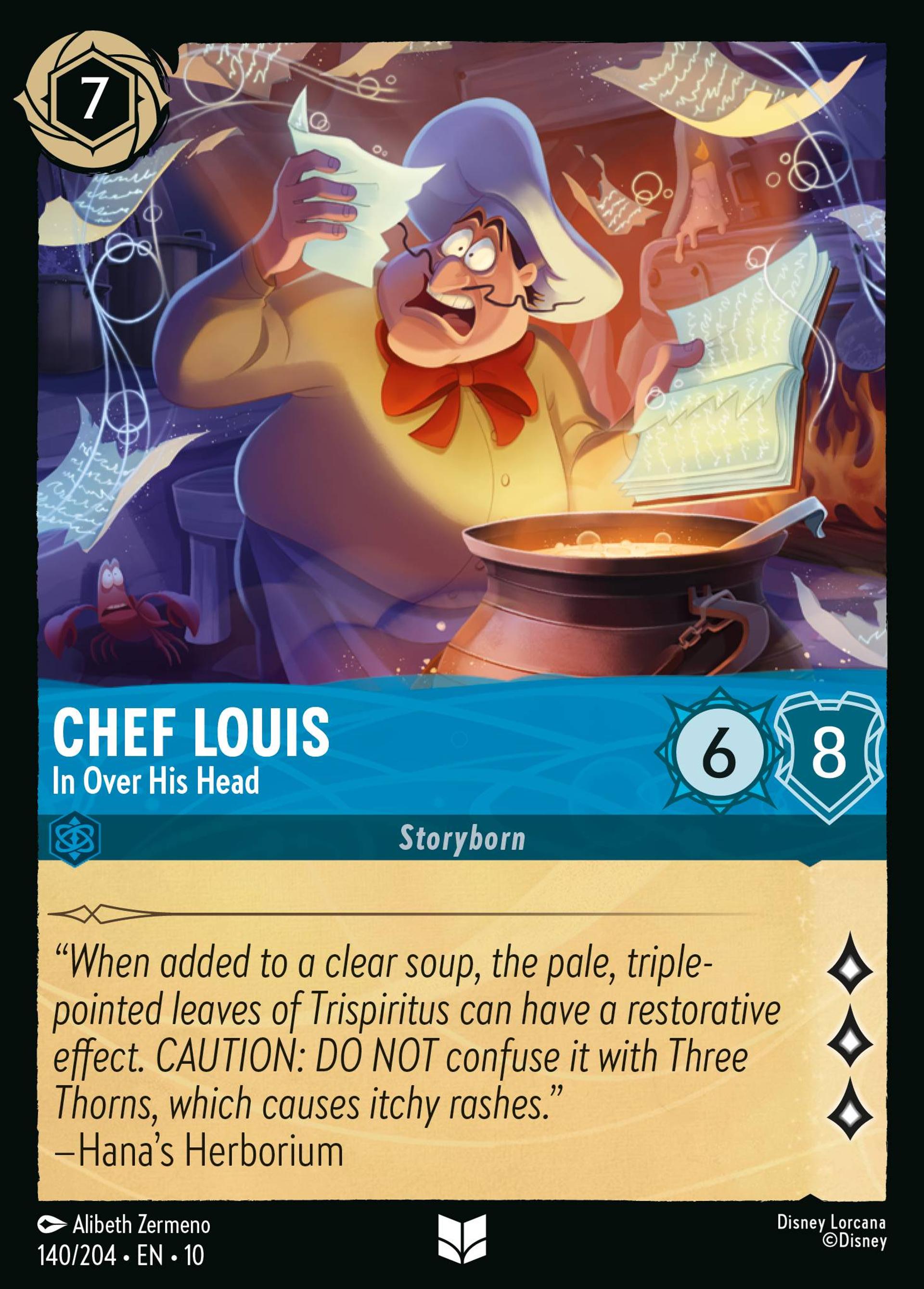 Chef Louis - In Over His Head — Whispers in the Well — Lorcana