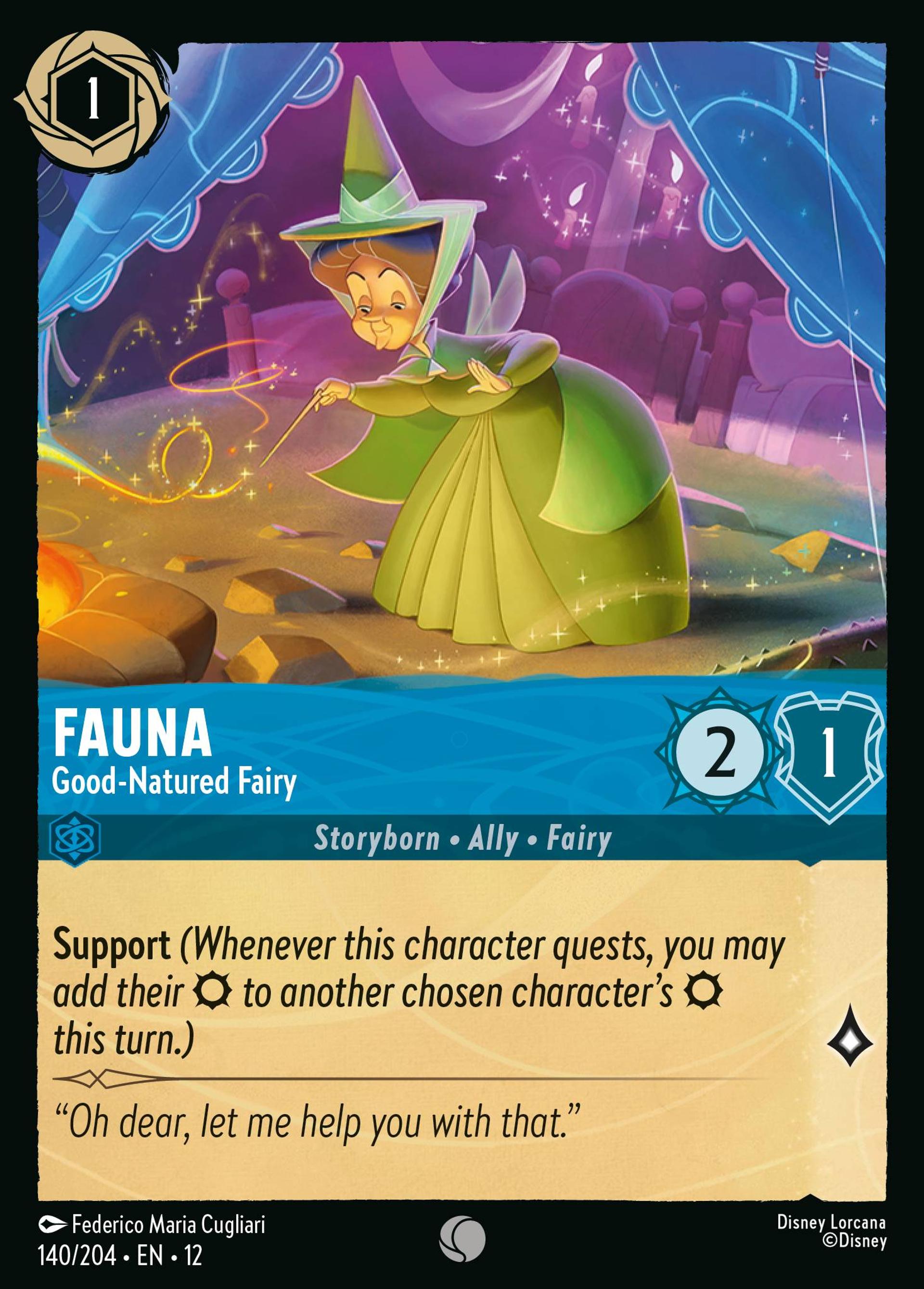 Fauna - Good-Natured Fairy — Wilds Unknown — Lorcana