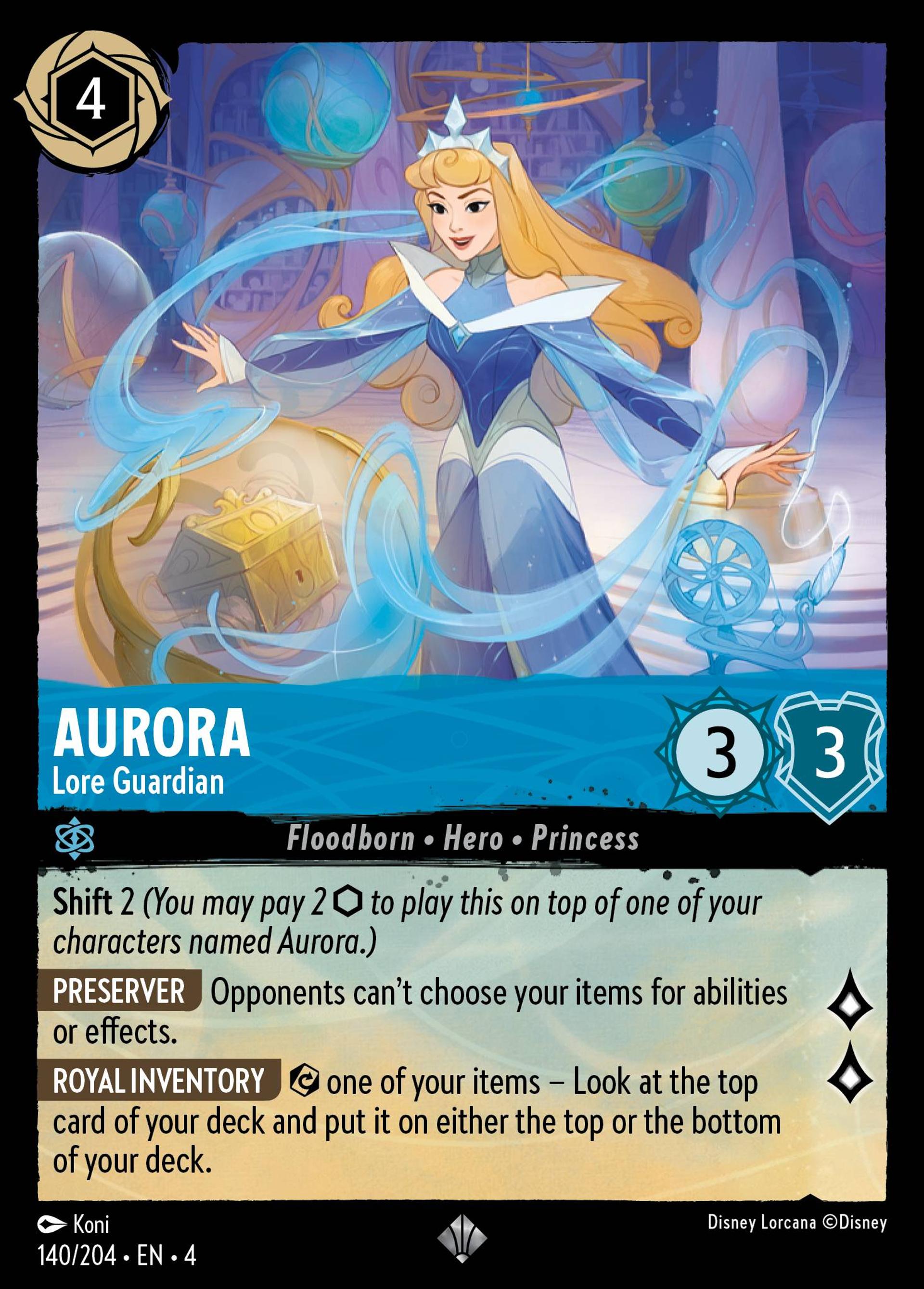 Aurora - Lore Guardian — Ursula's Return — Lorcana