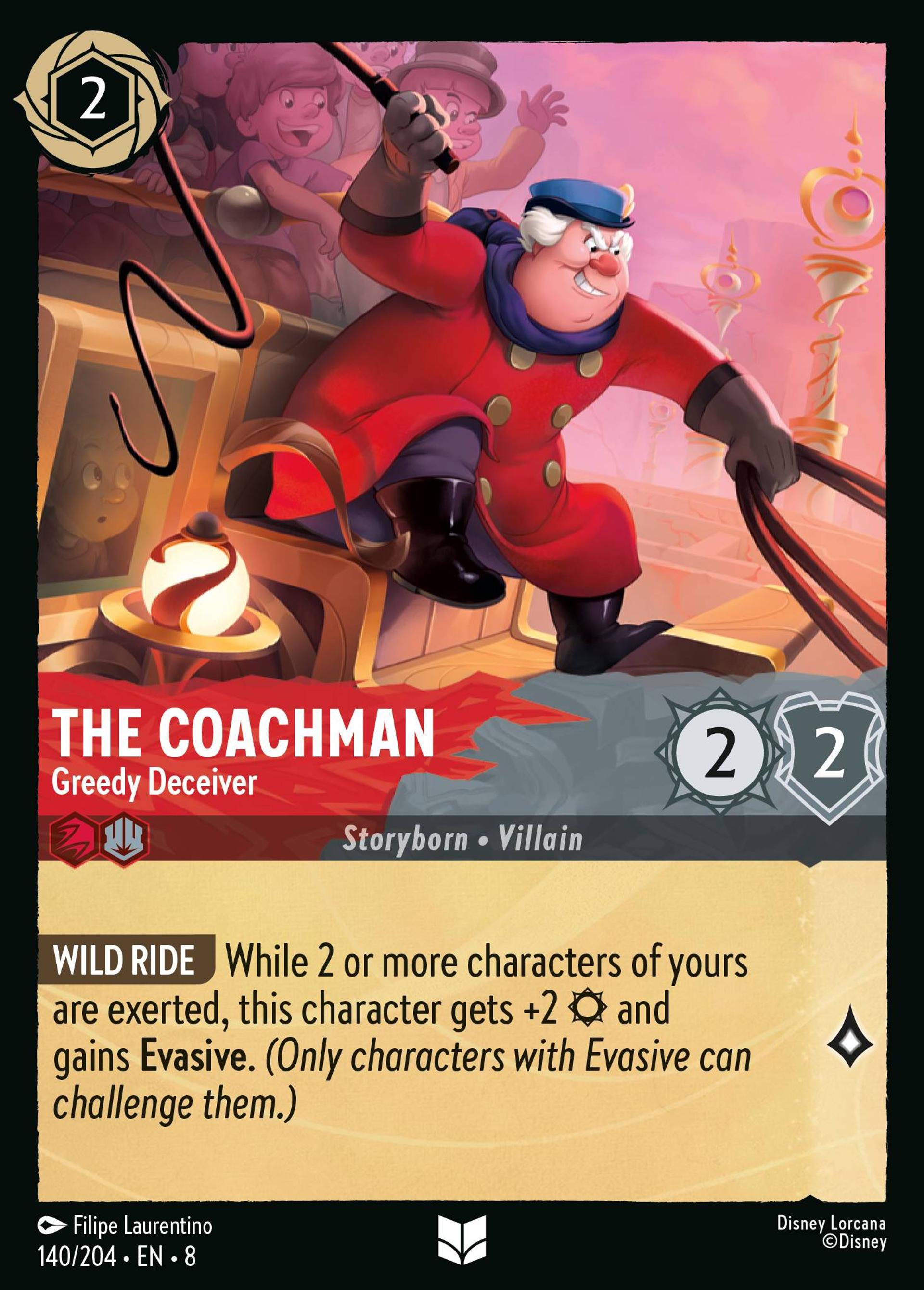 Le Cocher - Trompeur avide — The Reign of Jafar — Lorcana