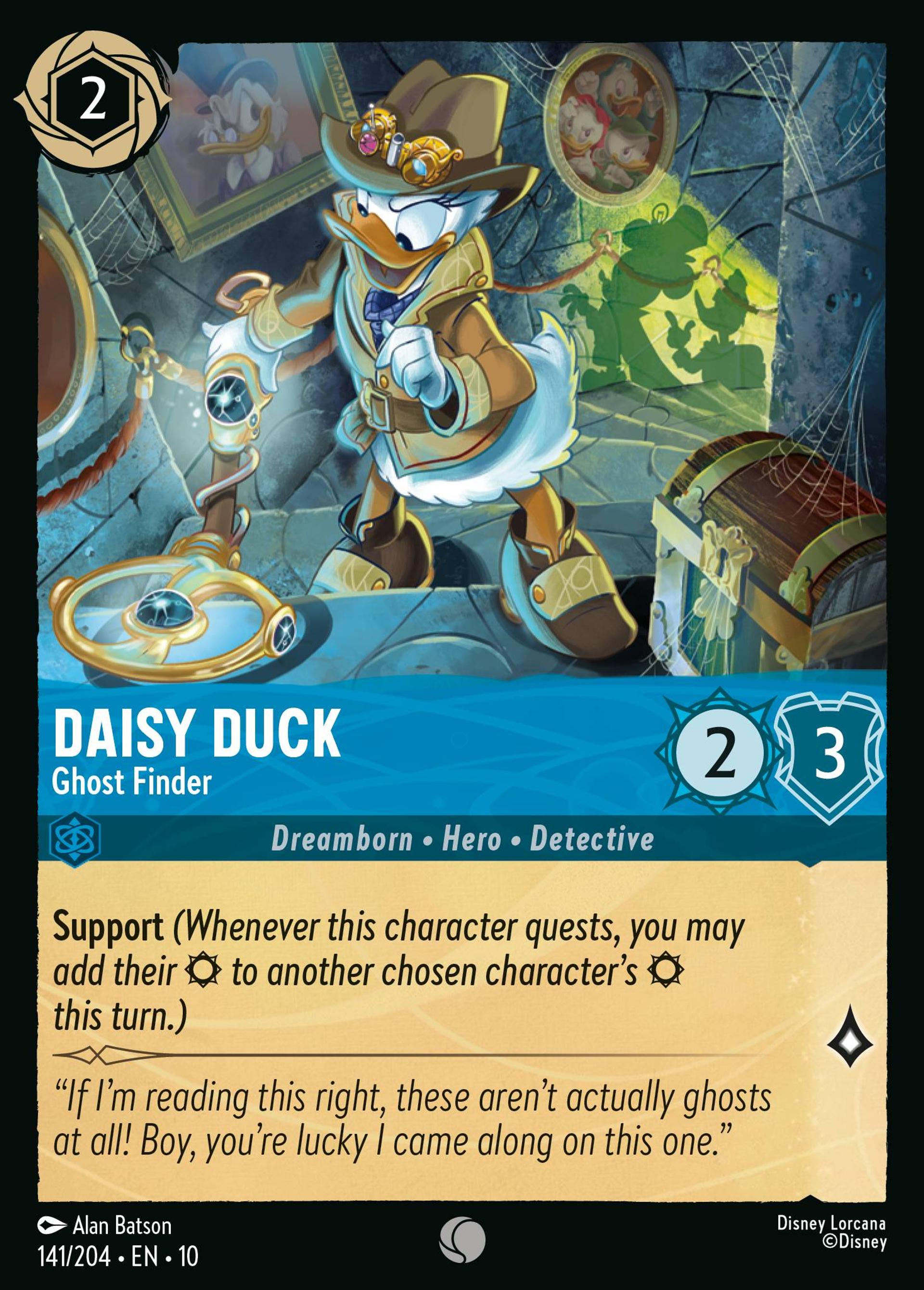 Daisy Duck - Ghost Finder — Whispers in the Well — Lorcana