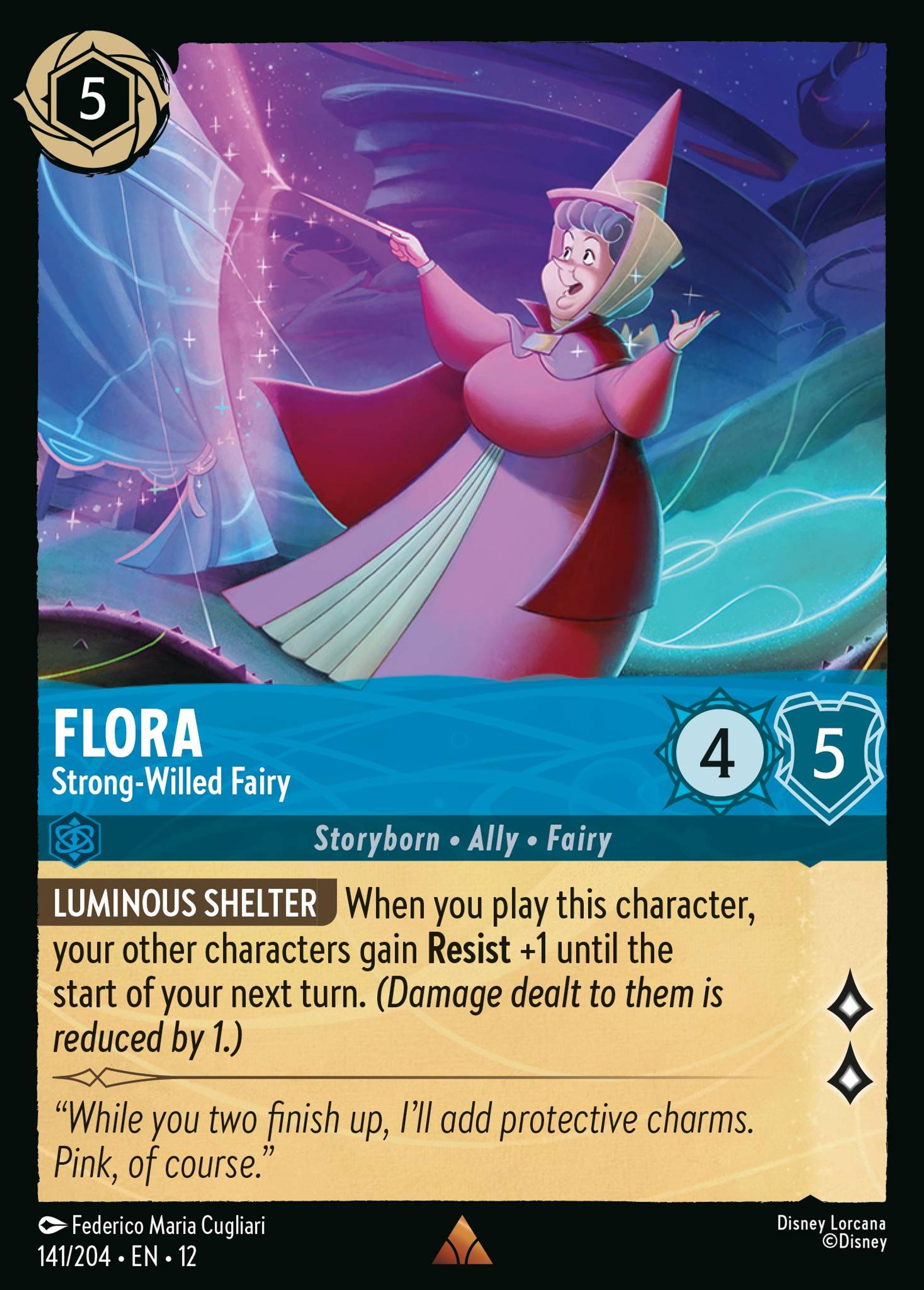 Flora - Strong-Willed Fairy — Wilds Unknown — Lorcana