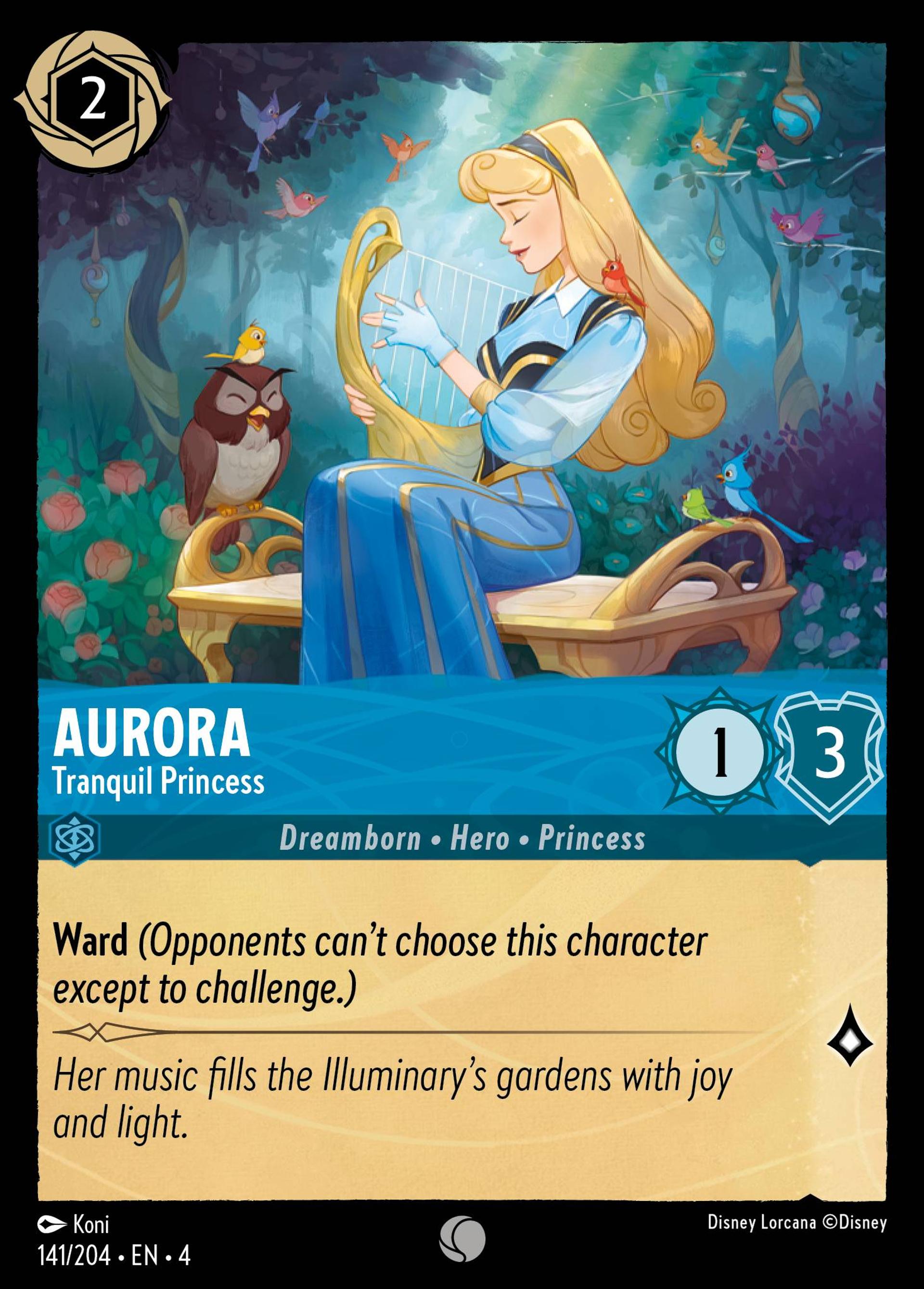 Aurora - Tranquil Princess — Ursula's Return — Lorcana