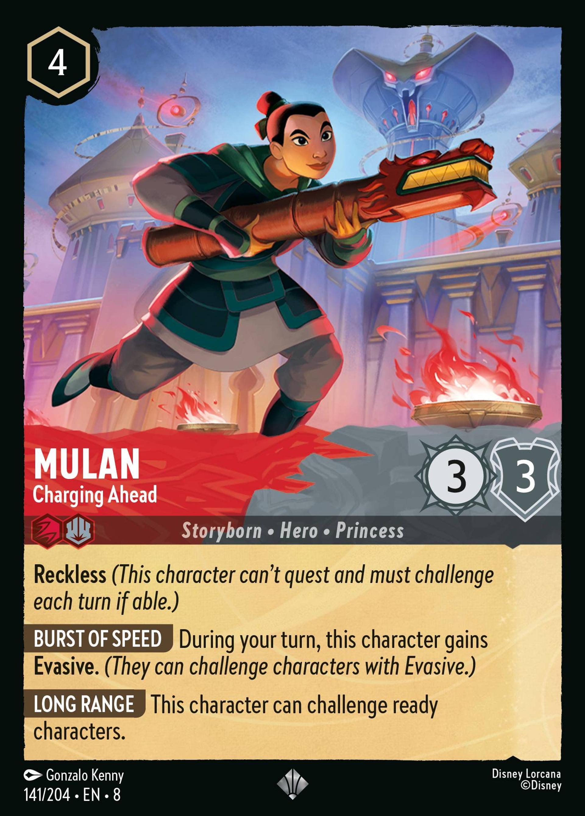 Mulan - Charging Ahead — The Reign of Jafar — Lorcana