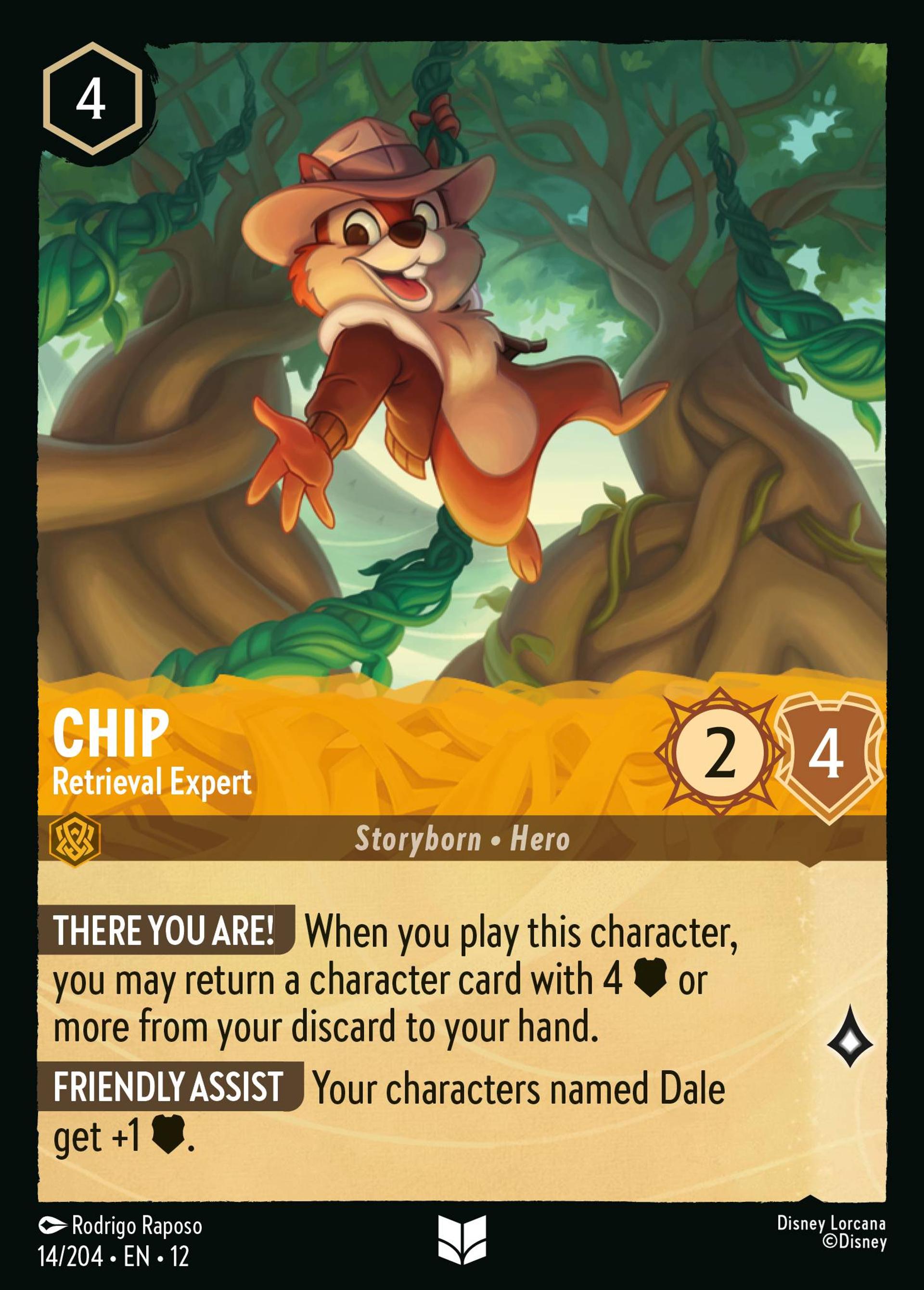 Chip - Retrieval Expert — Wilds Unknown — Lorcana