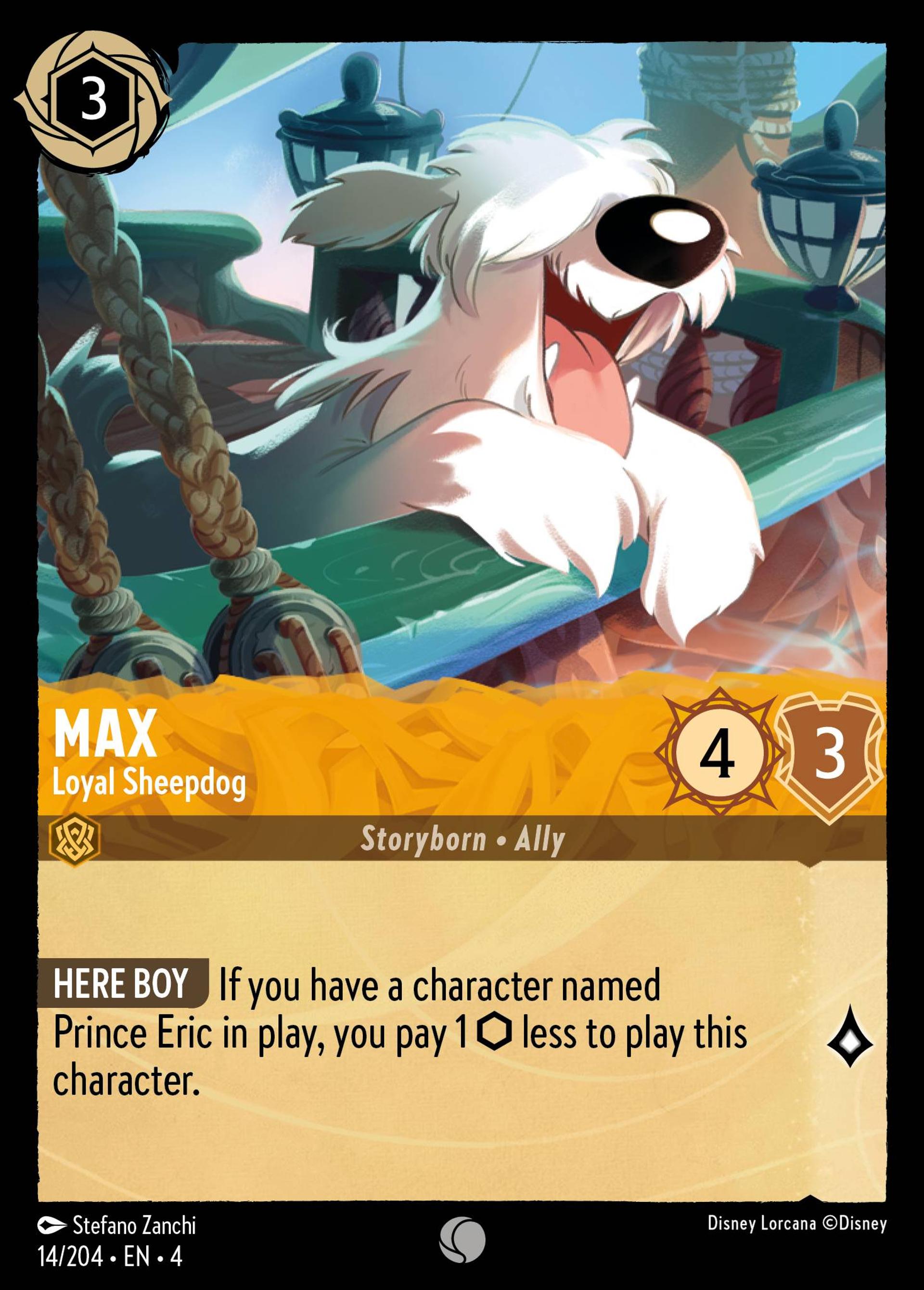 Max - Loyal Sheepdog — Ursula's Return — Lorcana
