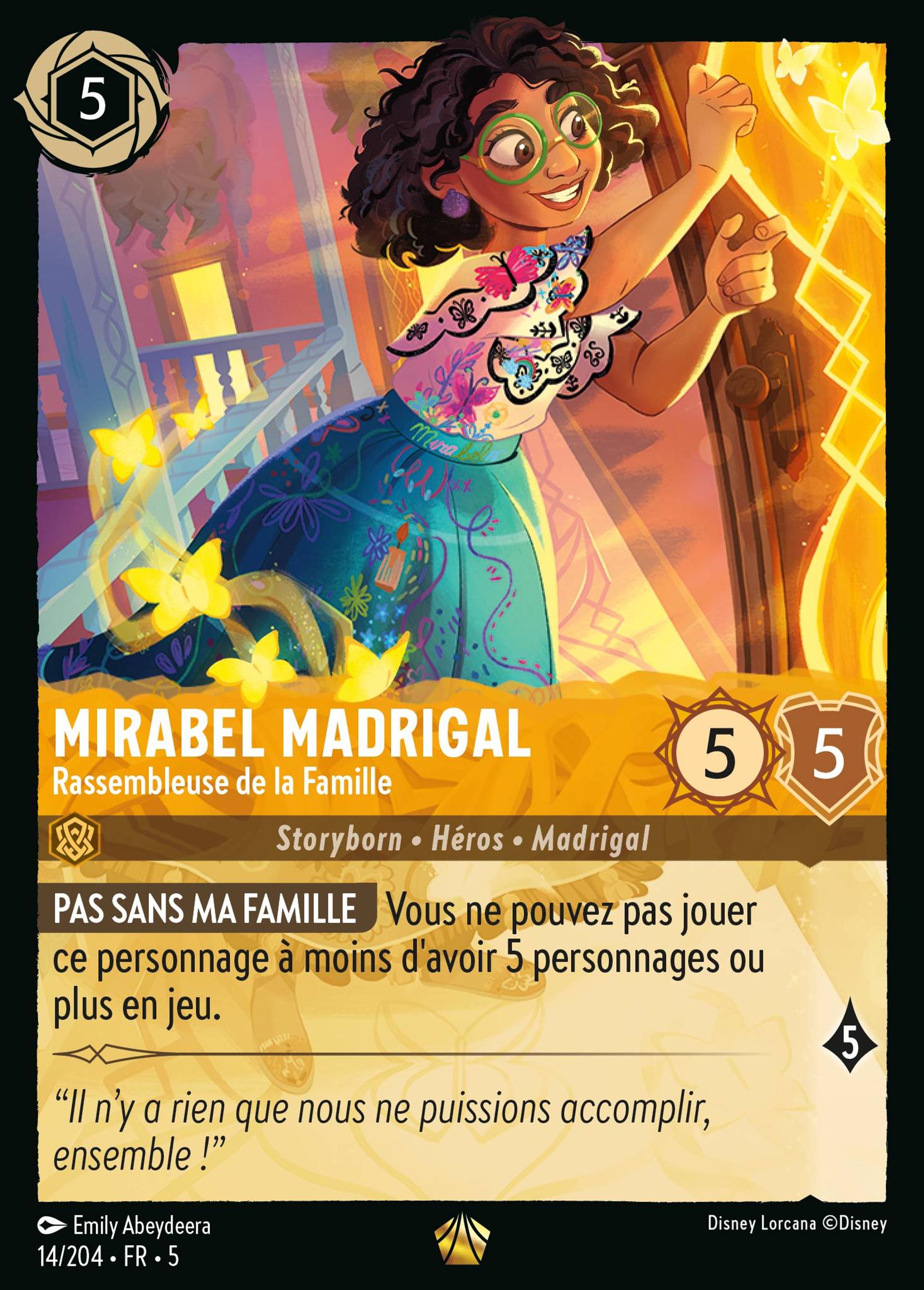 Mirabel Madrigal - Rassembleuse de la Famille — Shimmering Skies — Lorcana