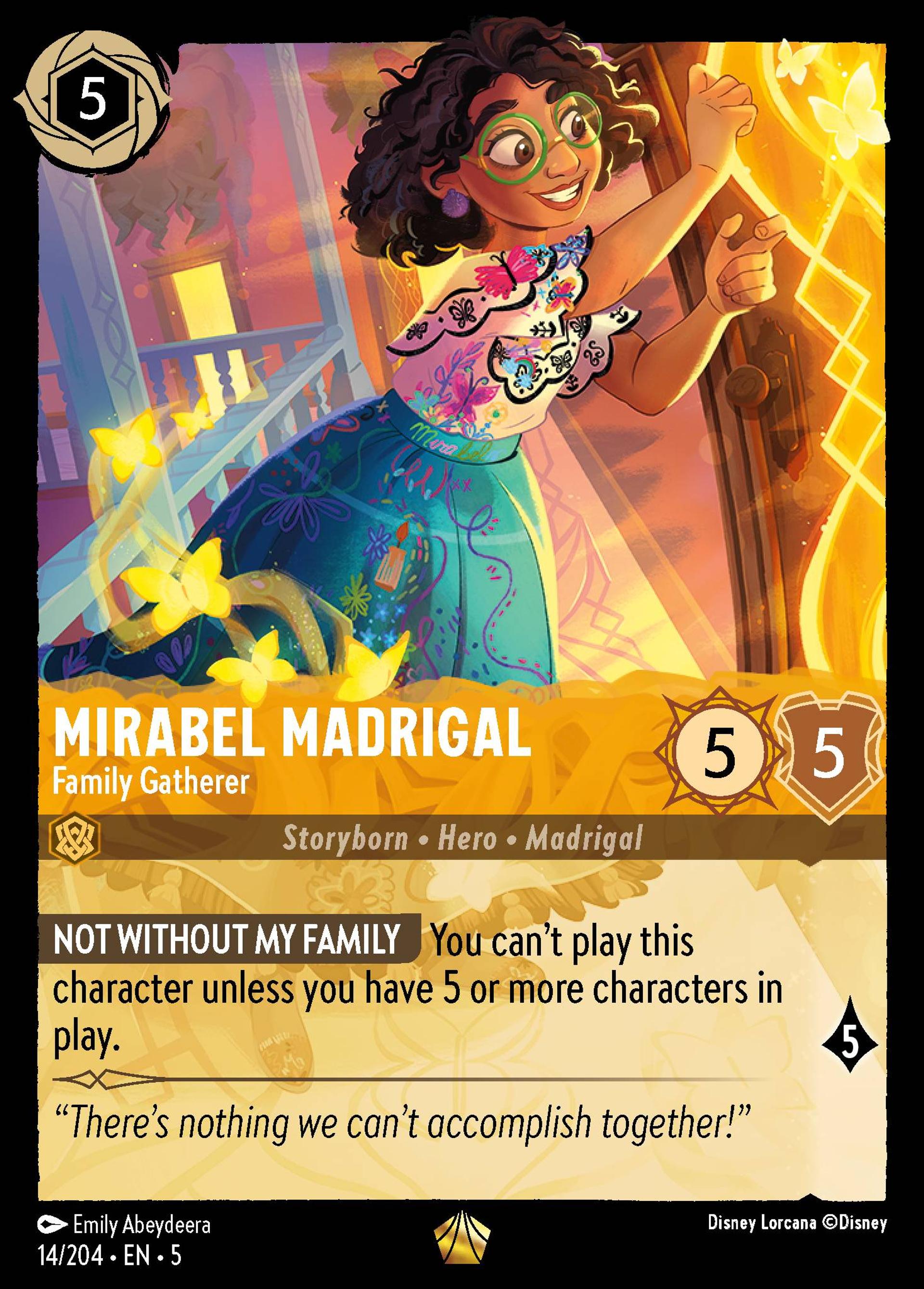 Mirabel Madrigal - Family Gatherer — Shimmering Skies — Lorcana