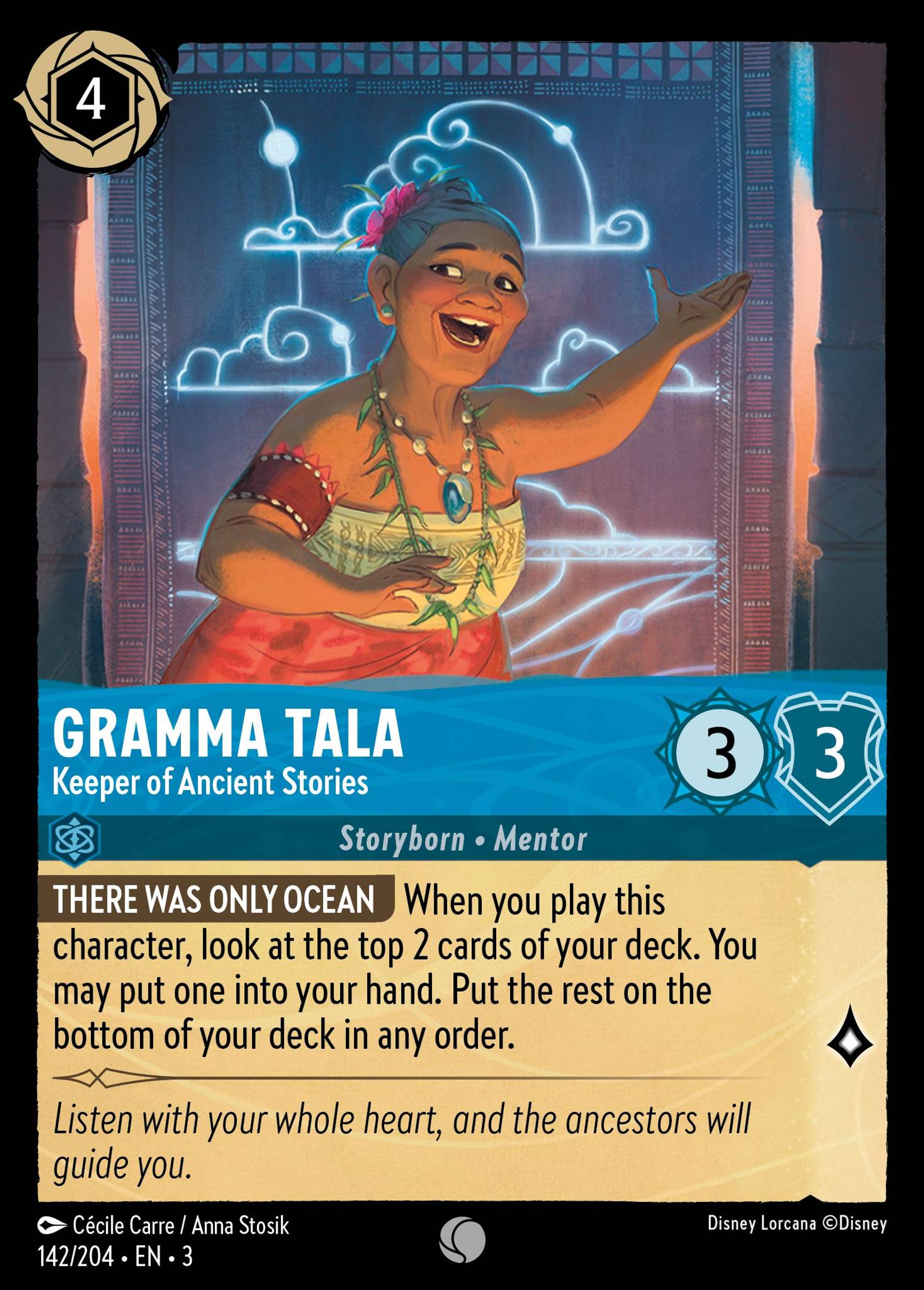 Gramma Tala - Keeper of Ancient Stories — Into the Inklands — Lorcana