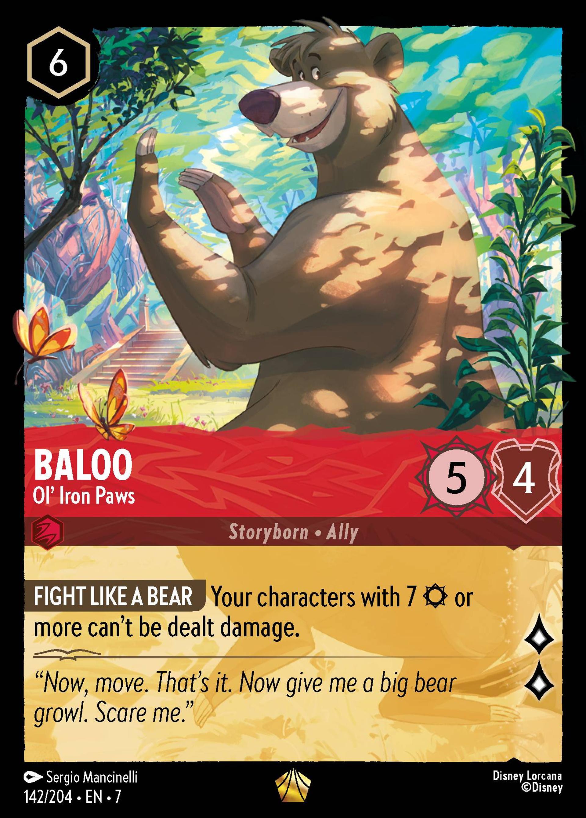 Baloo - Griffes d'acier — Archazia's Island — Lorcana