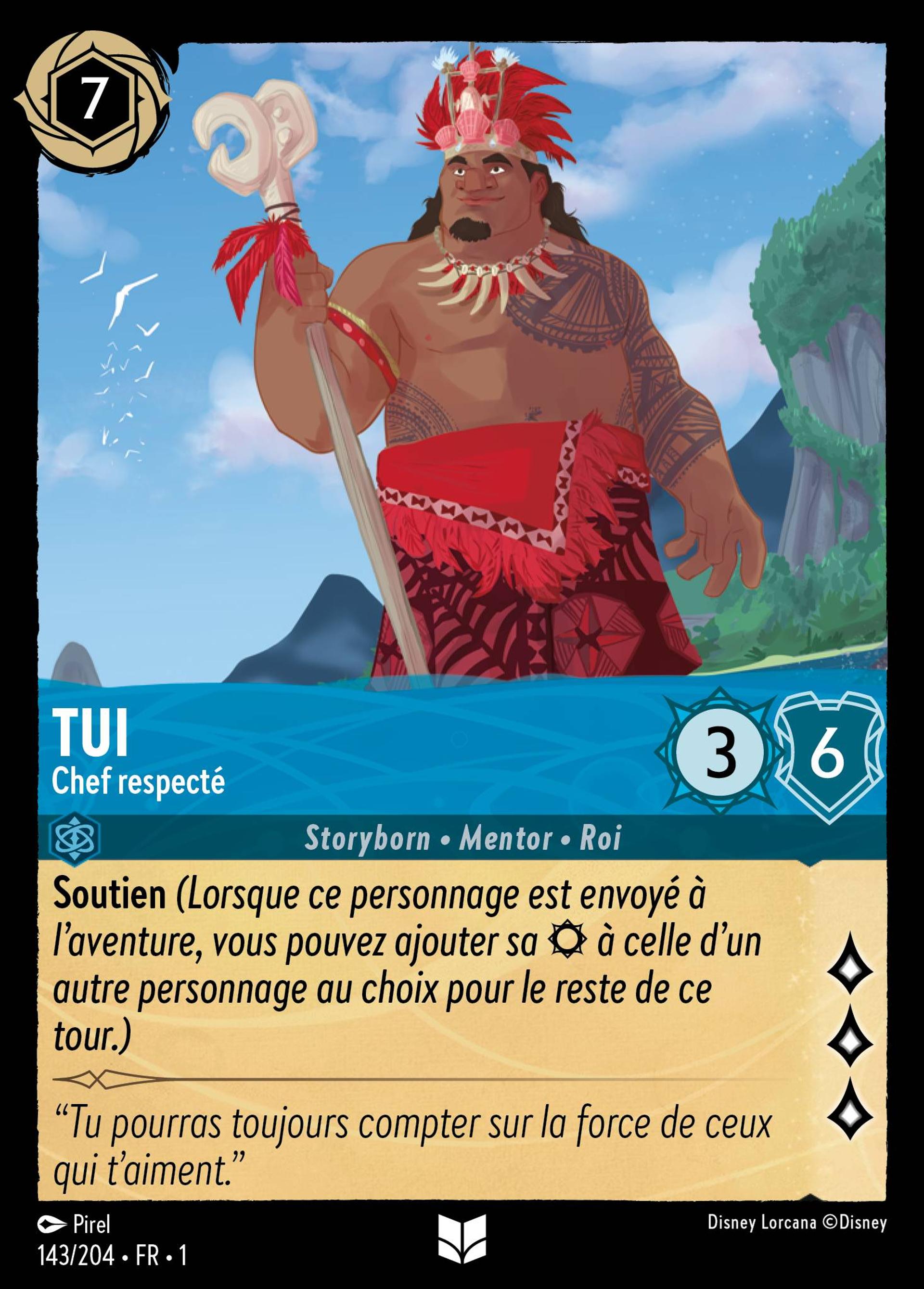 Tui - Chef respecté — The First Chapter — Lorcana