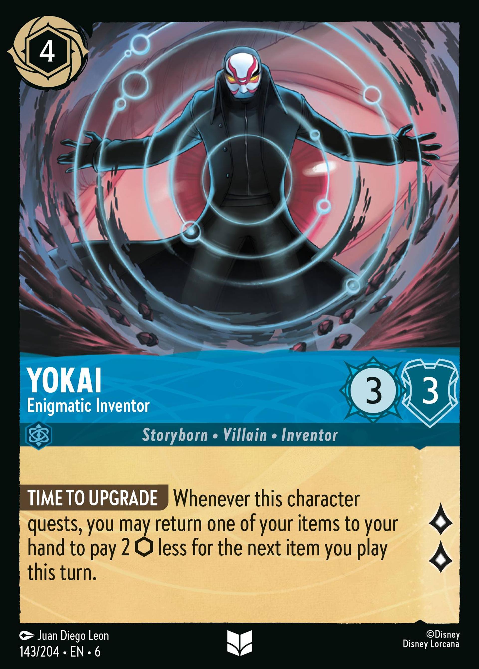 Yokai - Enigmatic Inventor — Azurite Sea — Lorcana