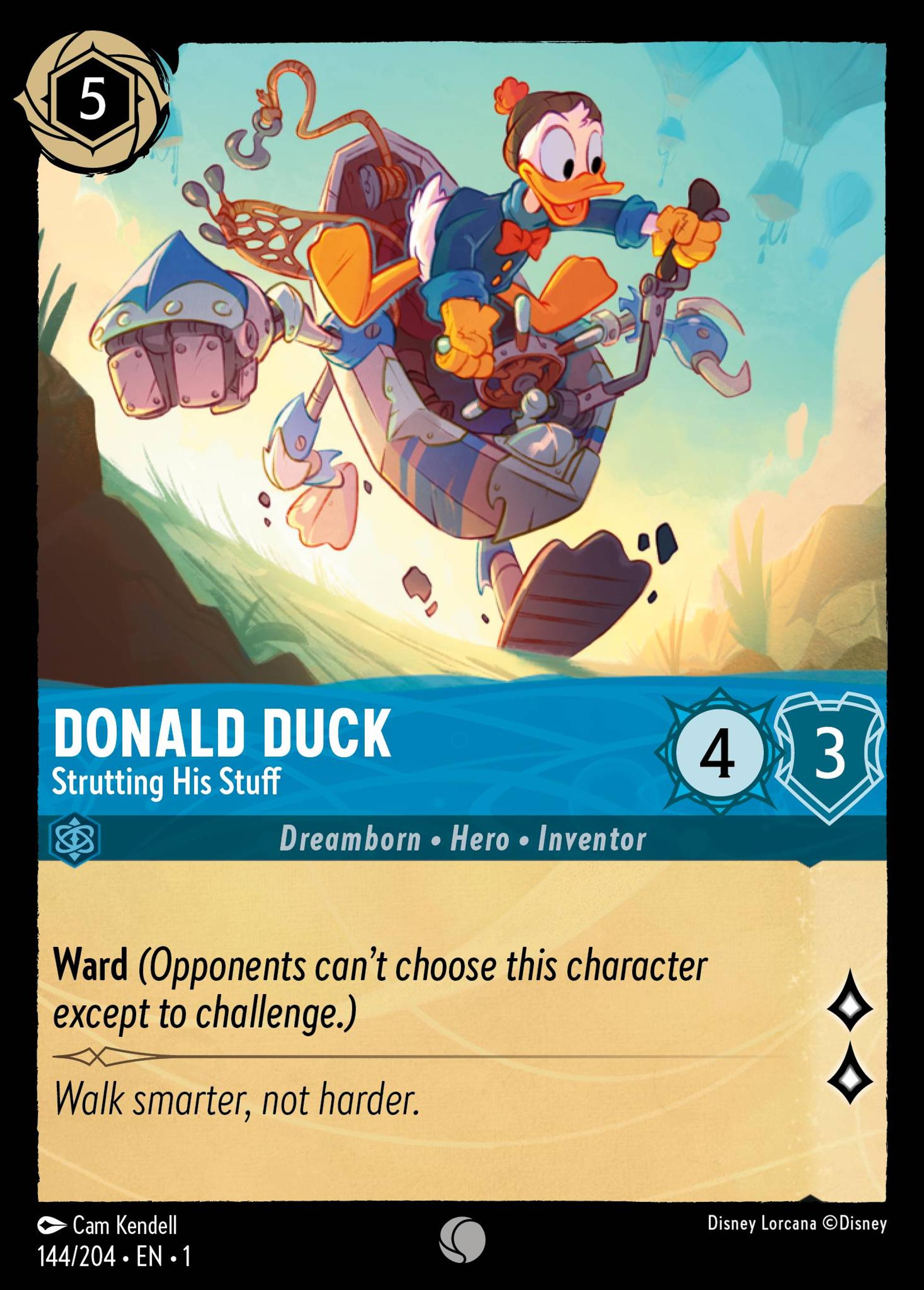 Donald Duck - Strutting His Stuff — The First Chapter — Lorcana
