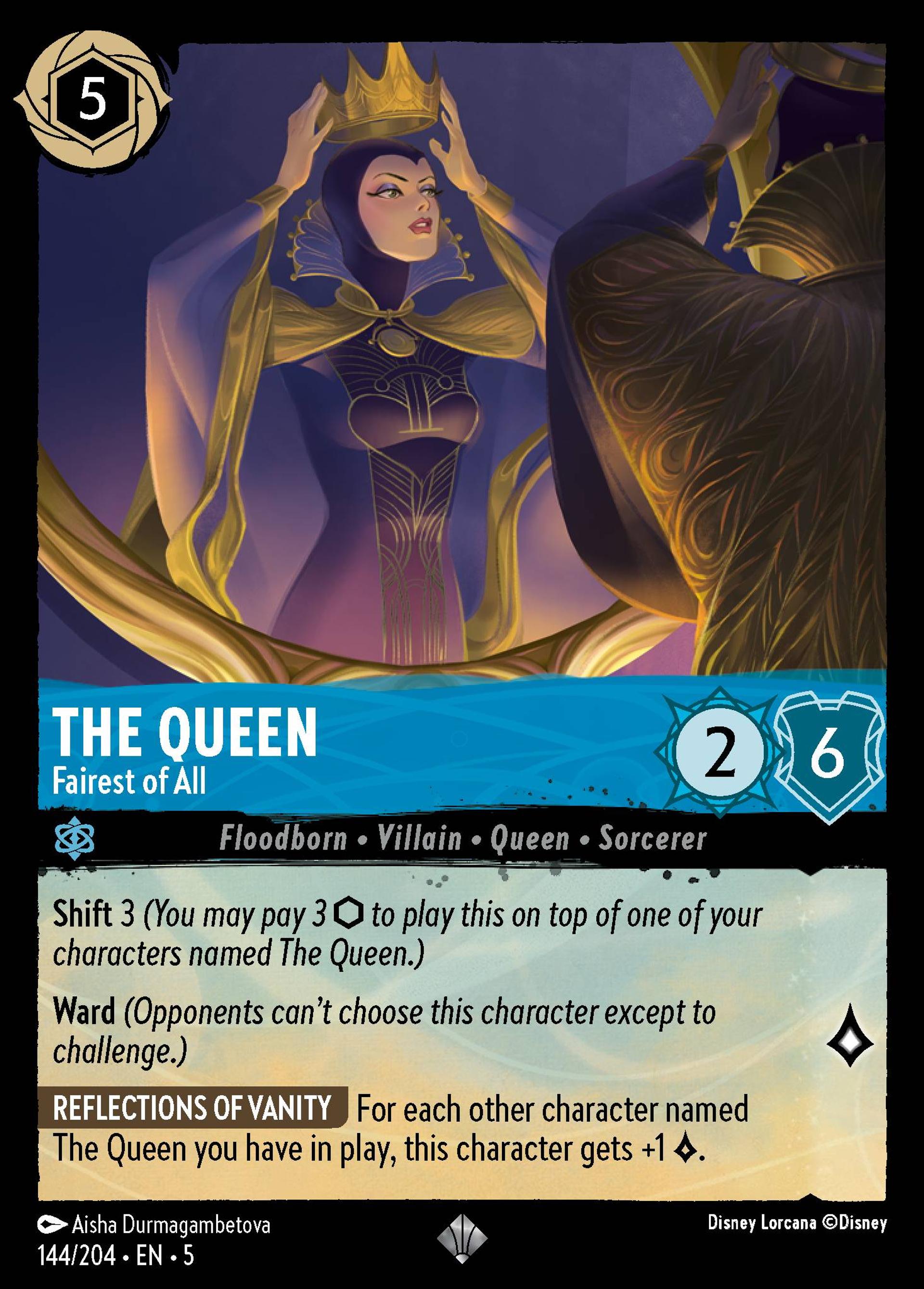 La Reine - La plus belle — Shimmering Skies — Lorcana