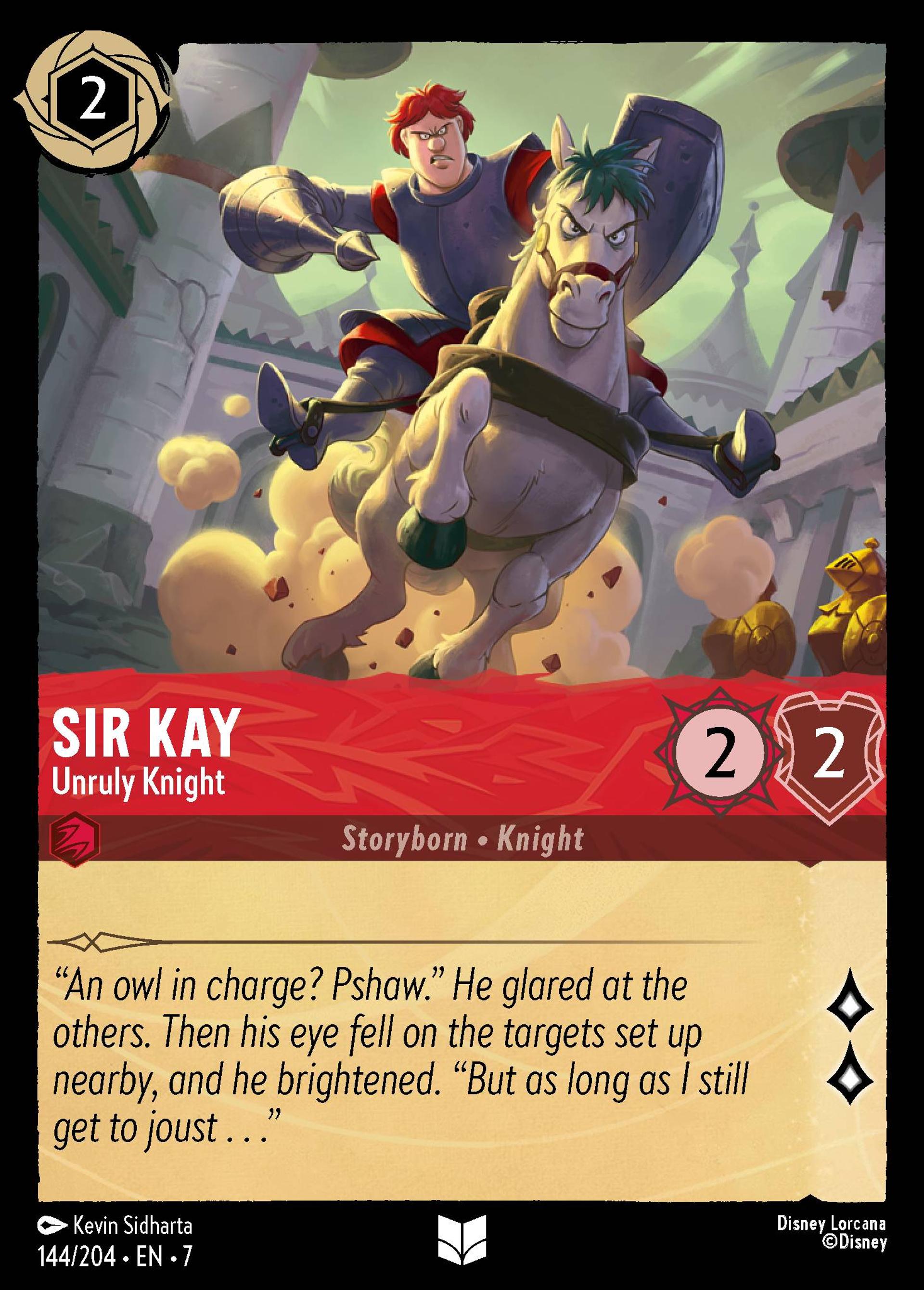 Sir Kay - Unruly Knight — Archazia's Island — Lorcana