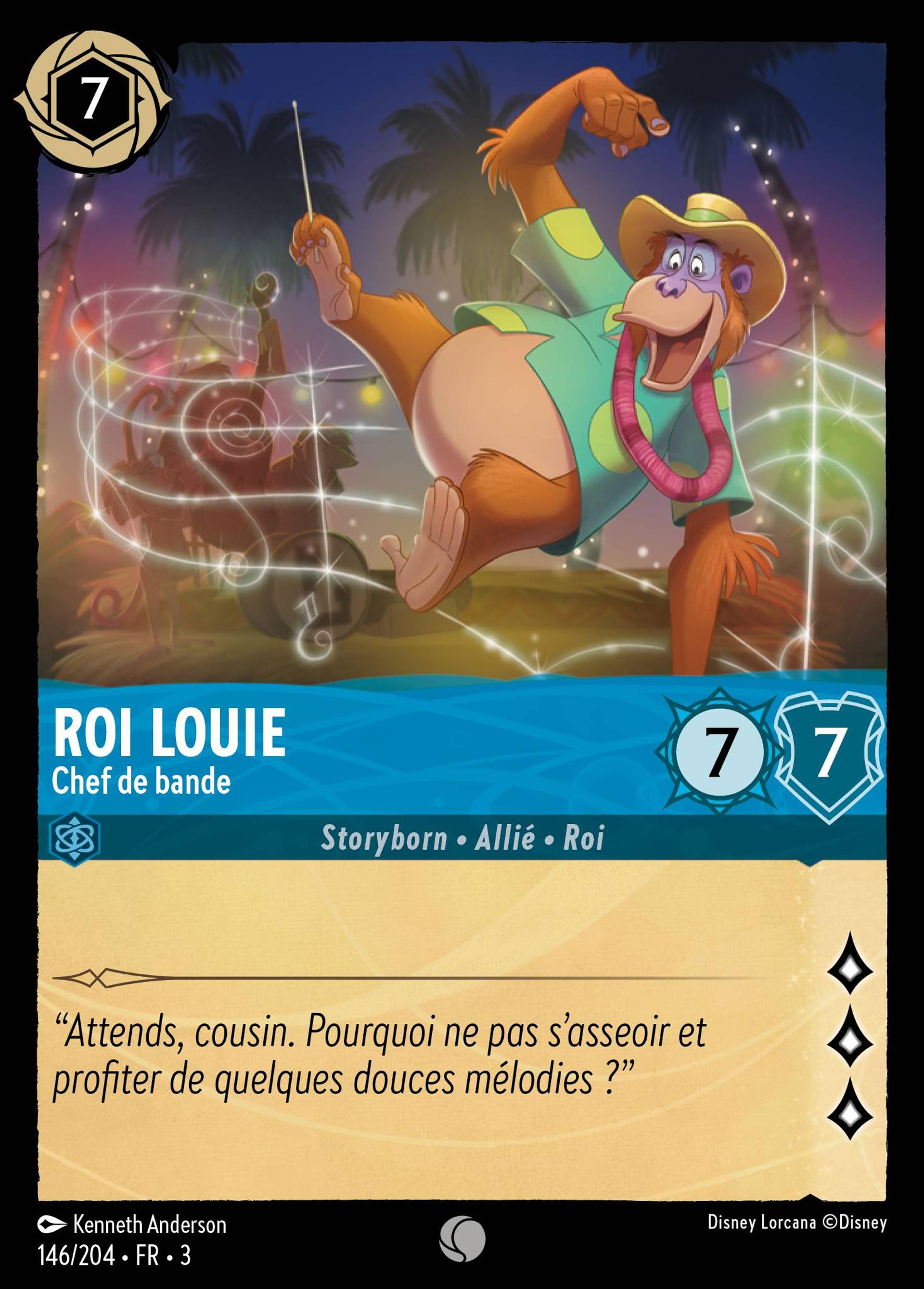 Roi Louie - Chef de bande — Into the Inklands — Lorcana