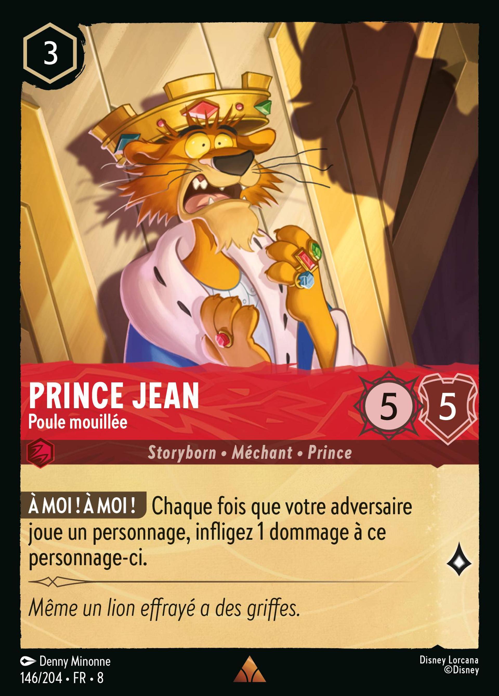 Prince Jean - Poule mouillée — The Reign of Jafar — Lorcana
