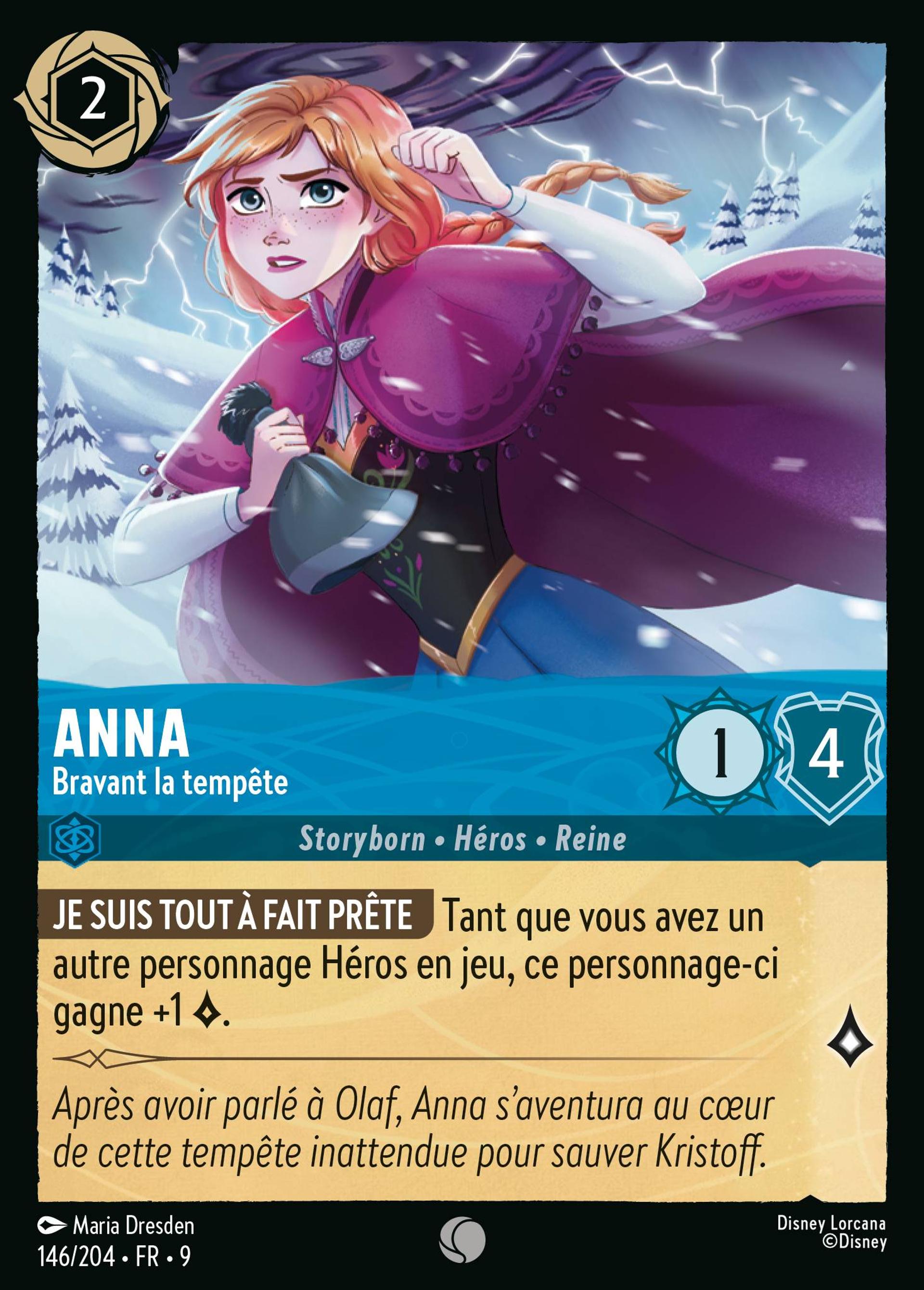 Anna - Bravant la tempête — Fabled — Lorcana