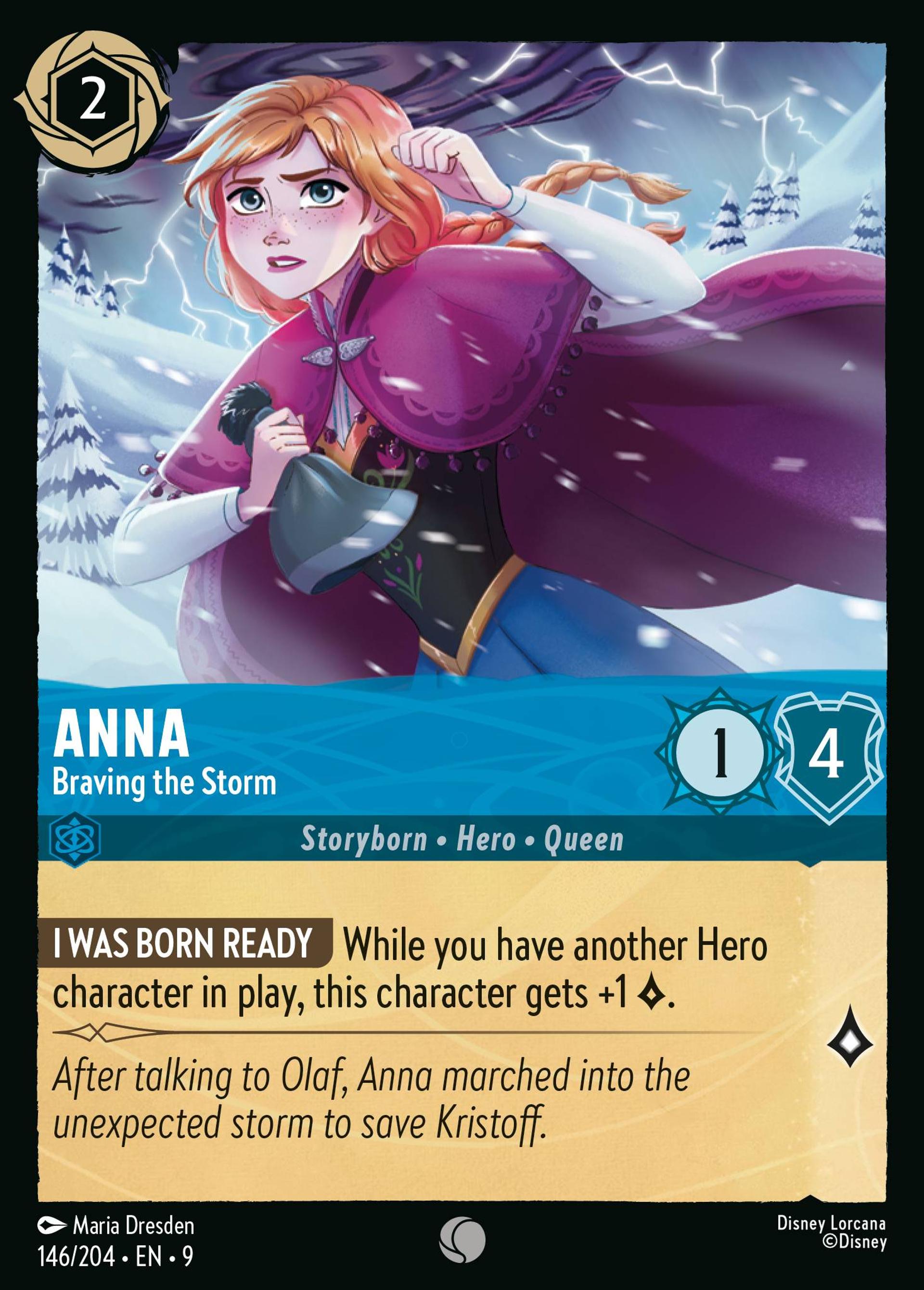 Anna - Braving the Storm — Fabled — Lorcana
