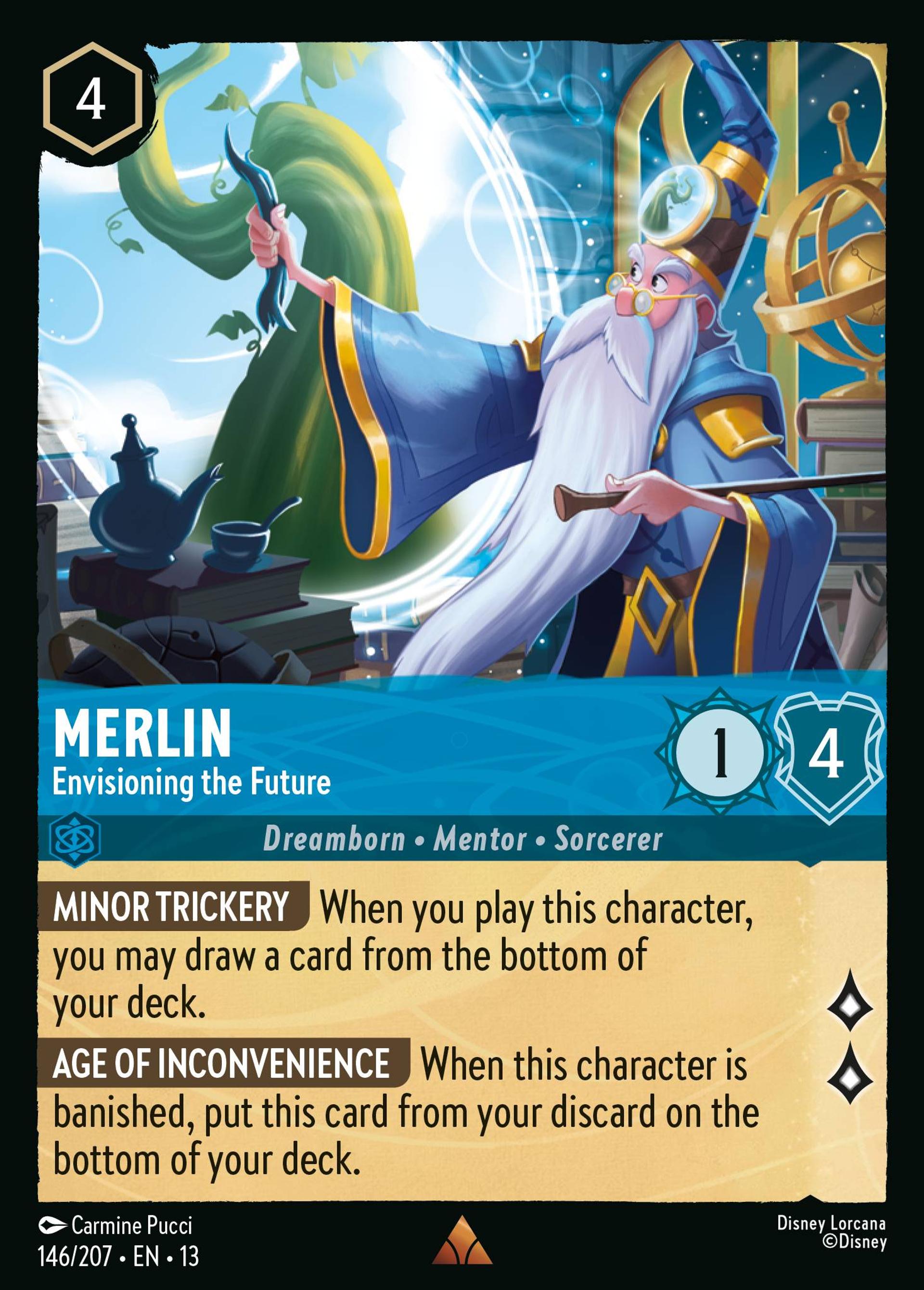 Merlin - Envisage l'avenir — Attack of the Vine! — Lorcana