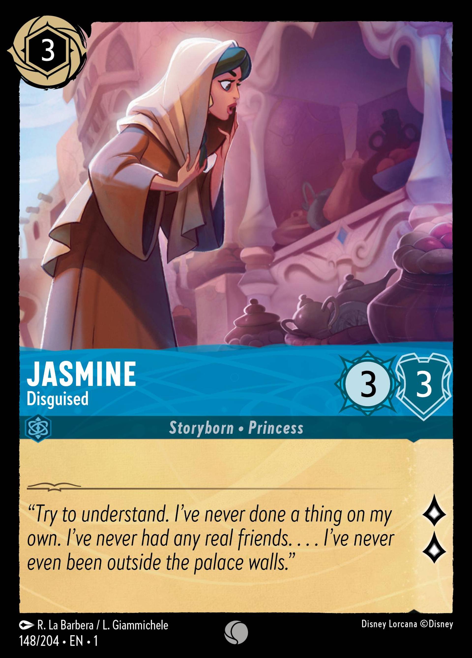 Jasmine - Disguised — The First Chapter — Lorcana