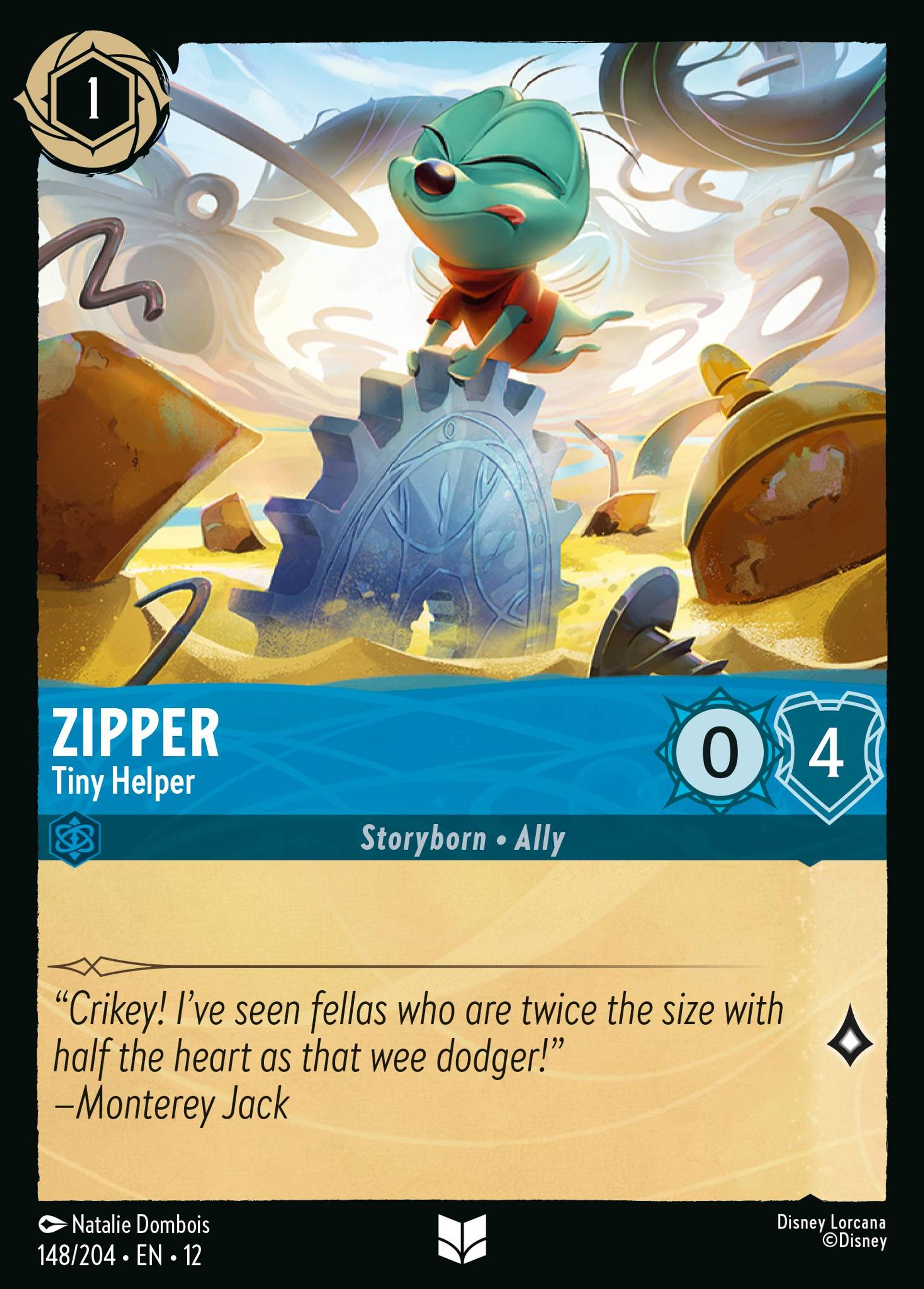 Zipper - Tiny Helper — Wilds Unknown — Lorcana