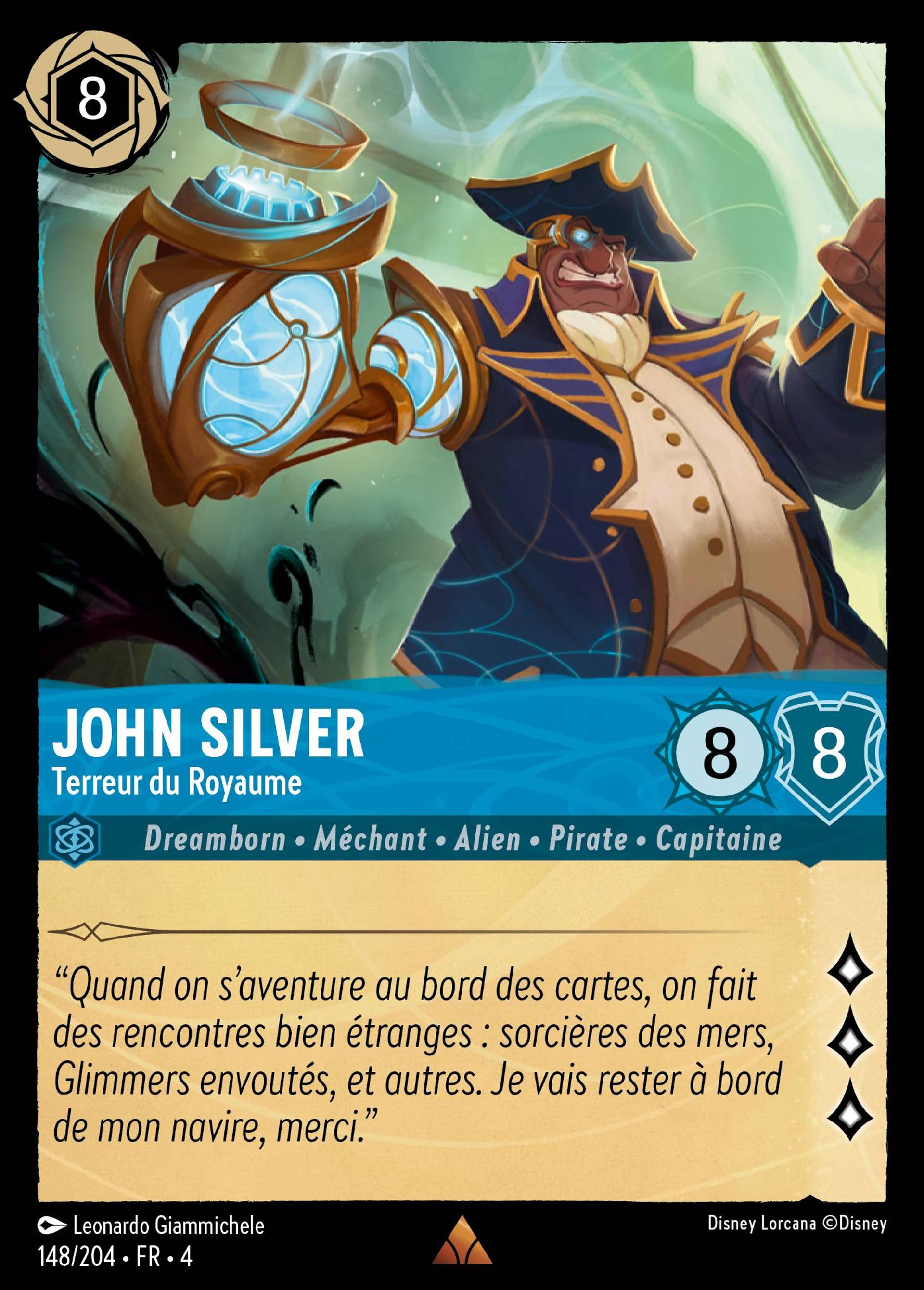 John Silver - Terreur du Royaume — Ursula's Return — Lorcana