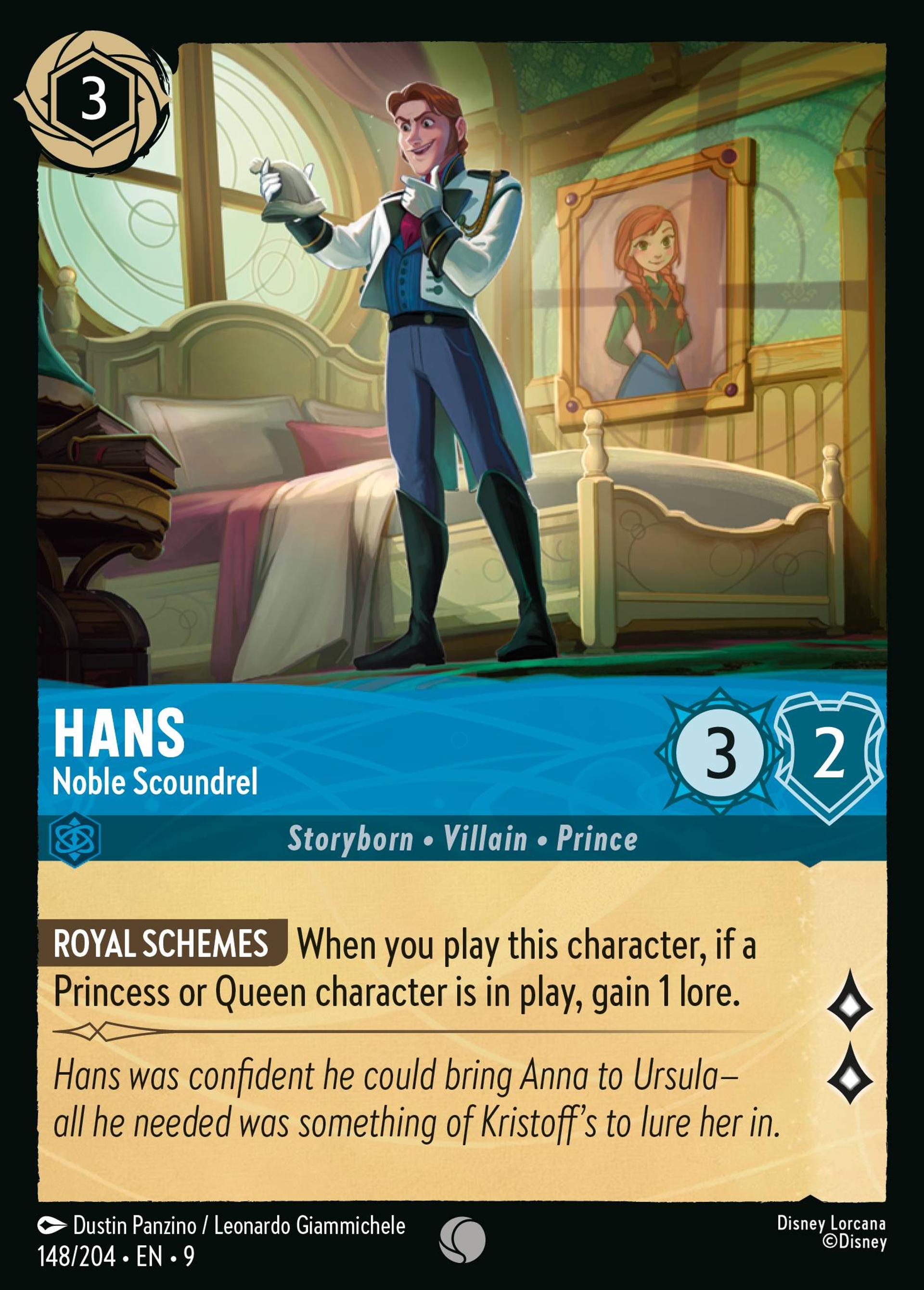 Hans - Noble Scoundrel — Fabled — Lorcana