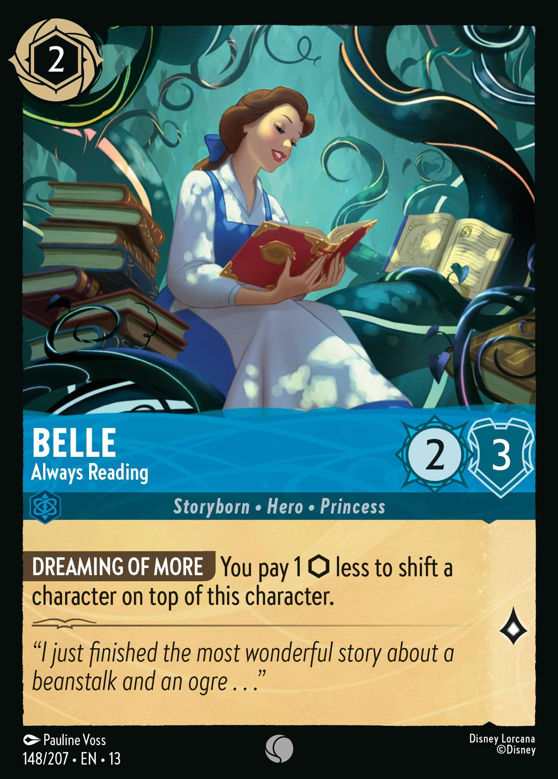 Belle - Always Reading — Attack of the Vine! — Lorcana
