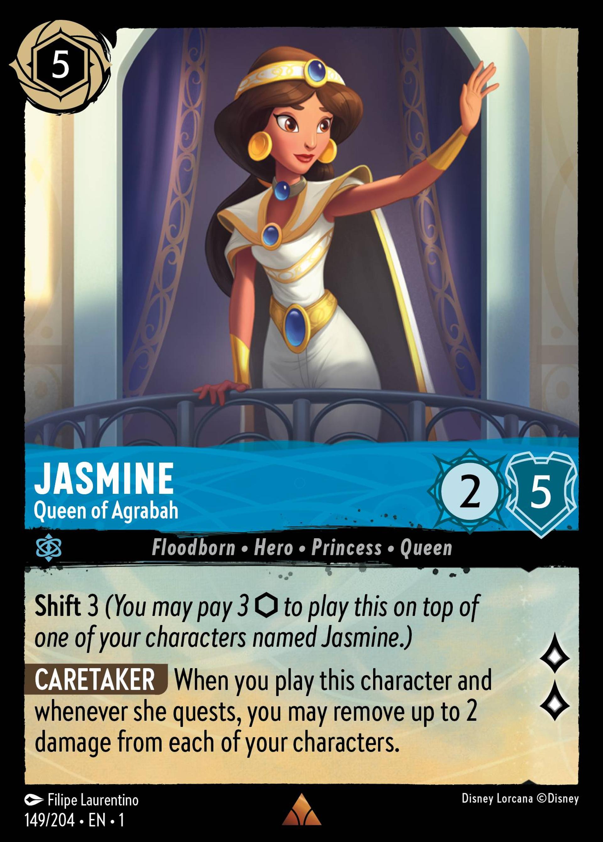 Jasmine - Reine d'Agrabah — The First Chapter — Lorcana