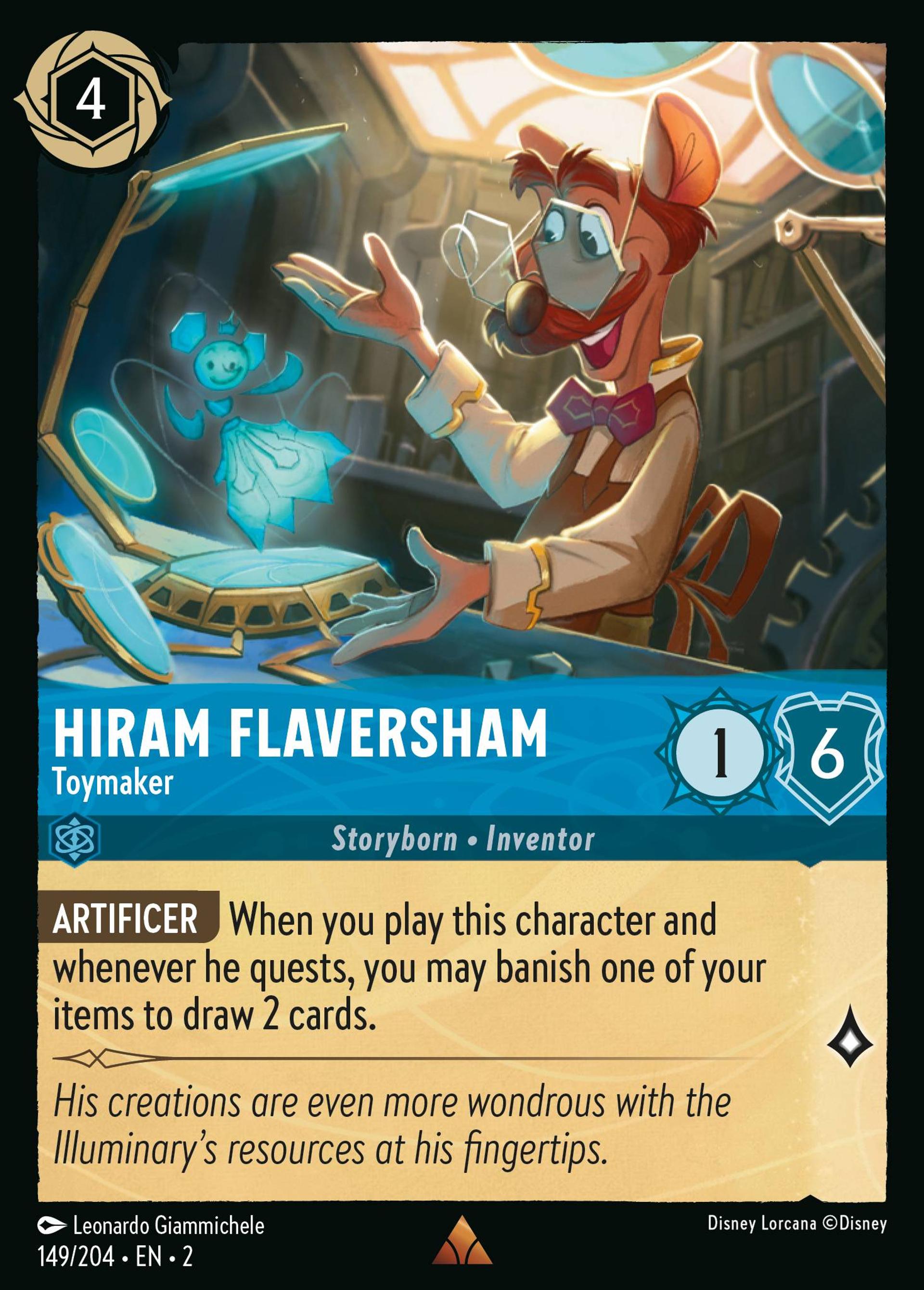 Flaversham - Fabricant de jouets — Rise of the Floodborn — Lorcana