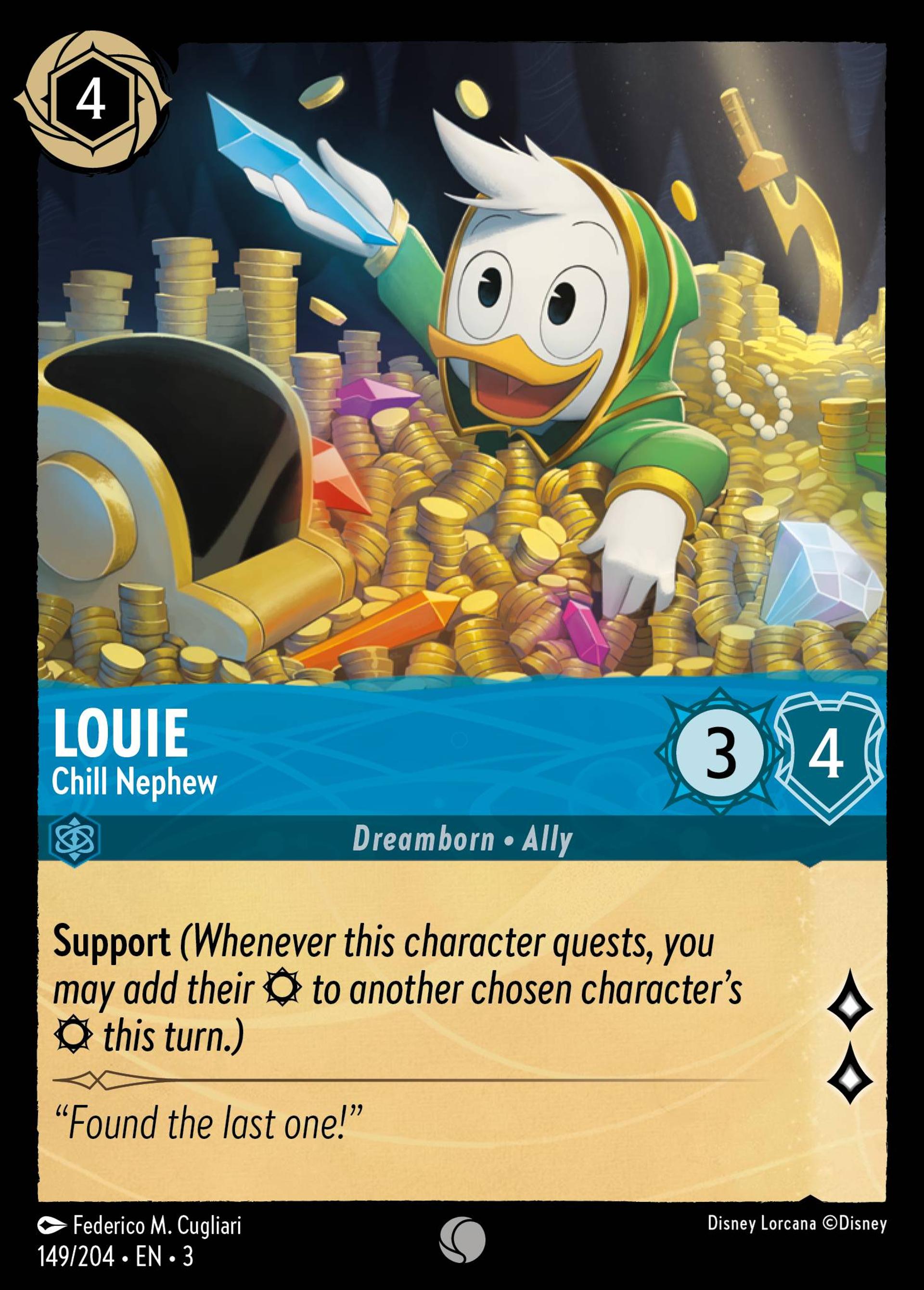 Louie - Chill Nephew — Into the Inklands — Lorcana