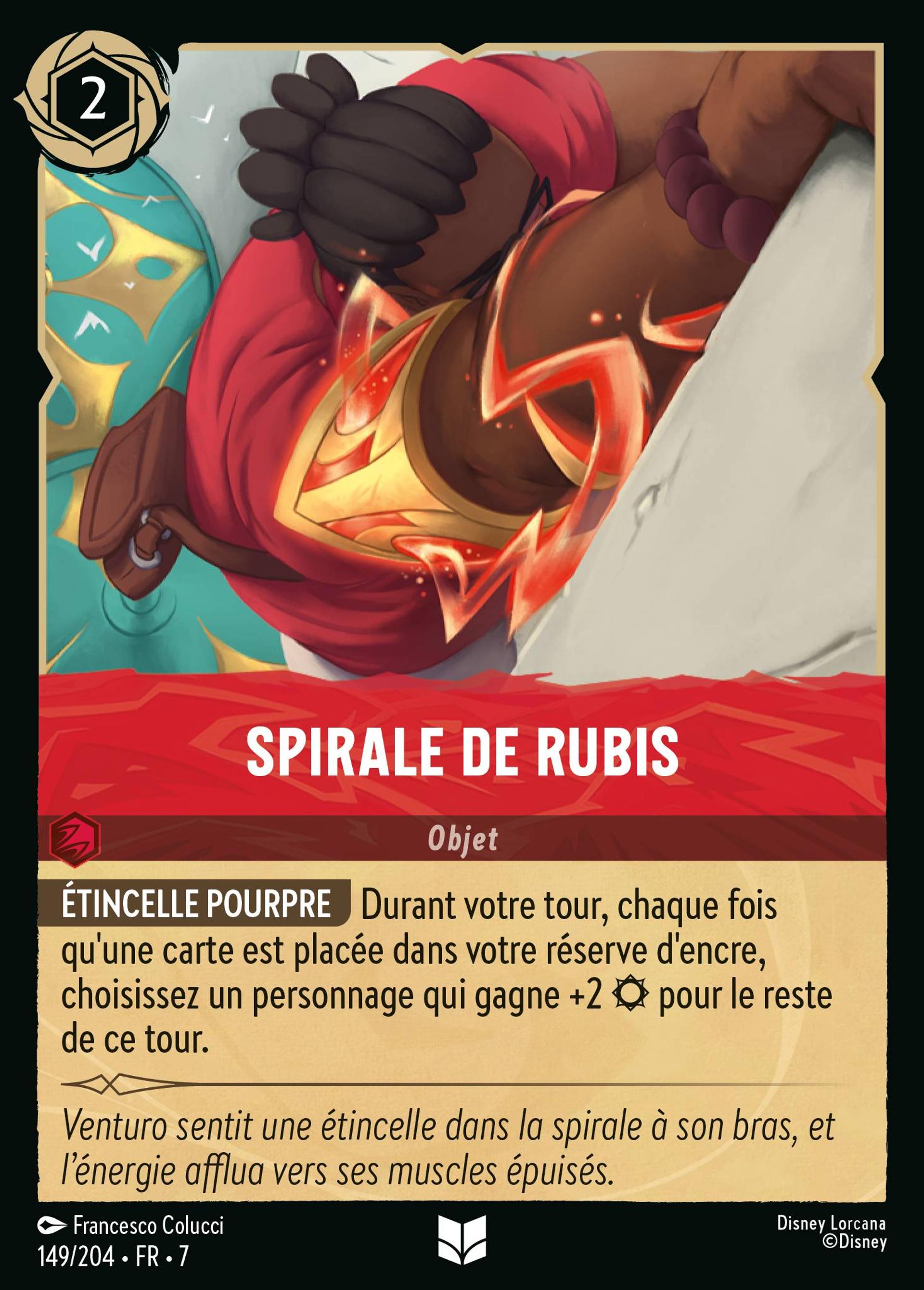Spirale de Rubis — Archazia's Island — Lorcana
