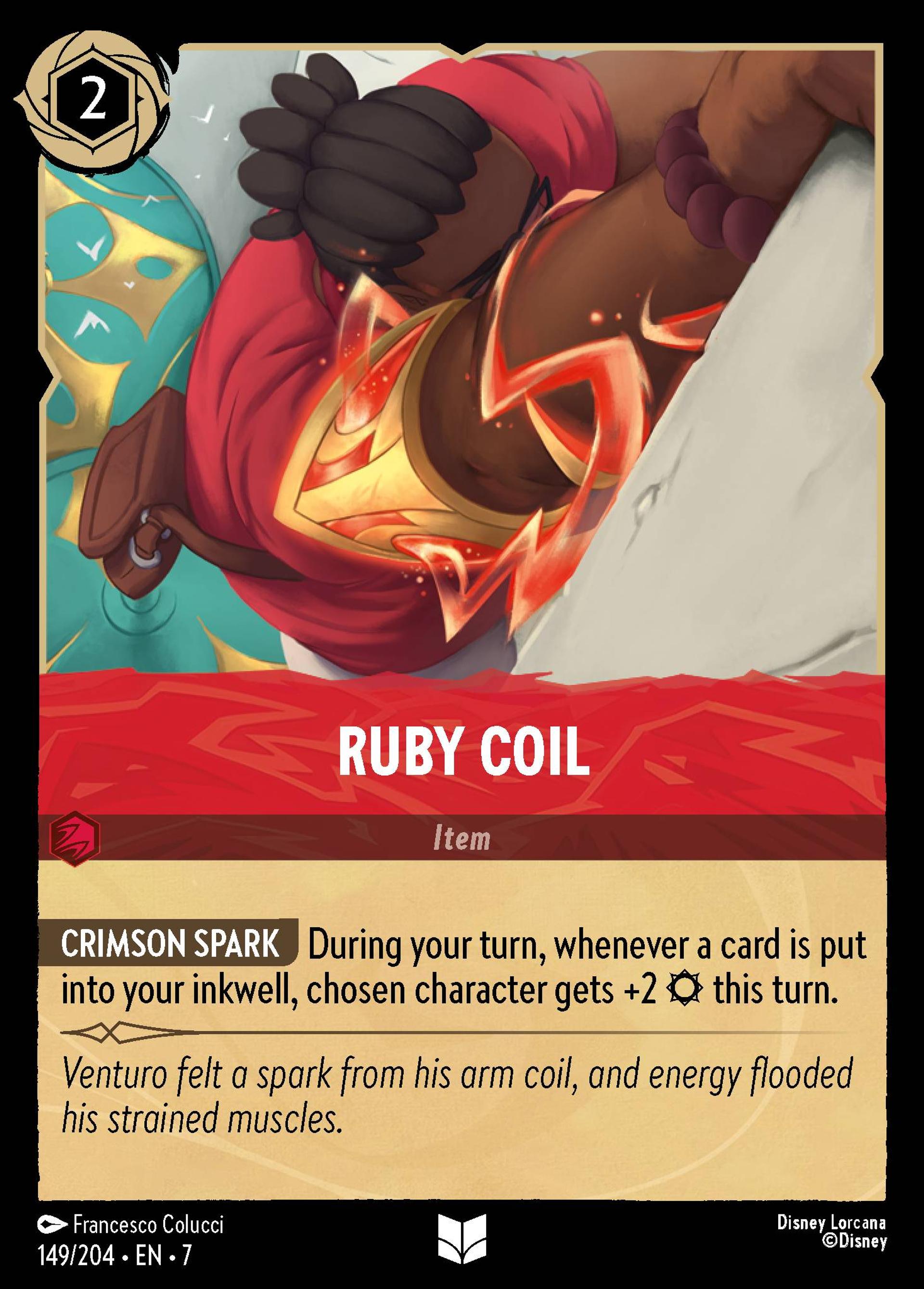 Ruby Coil — Archazia's Island — Lorcana