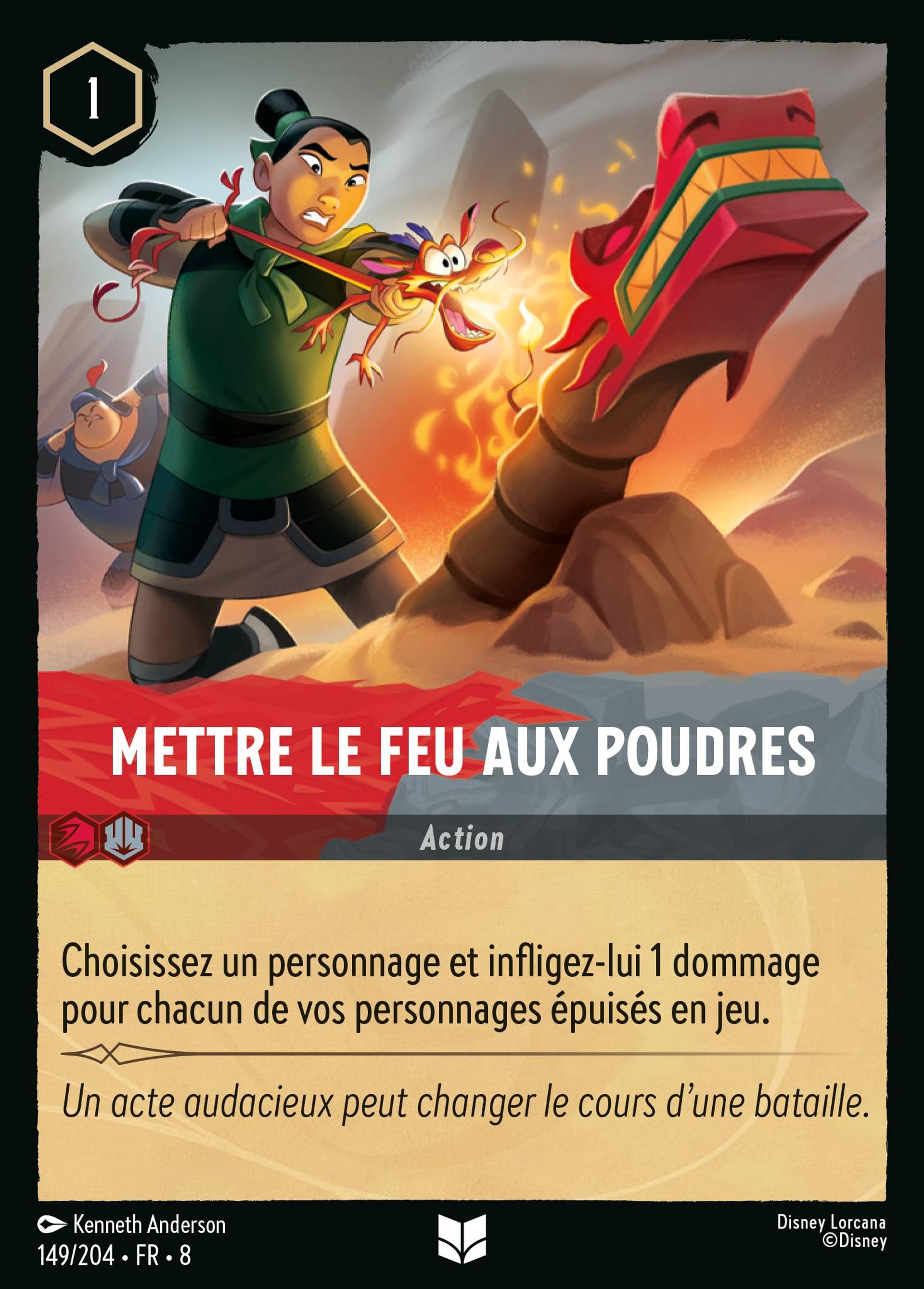 Mettre le feu aux poudres — The Reign of Jafar — Lorcana