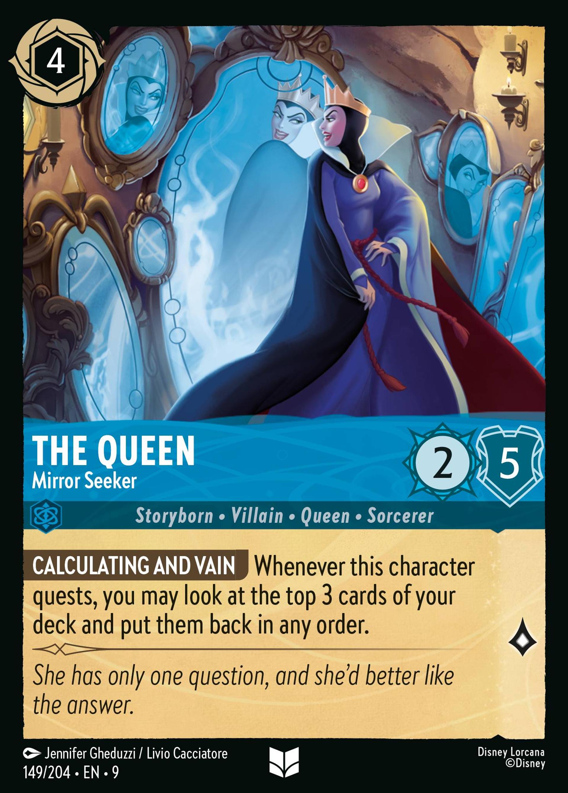 The Queen - Mirror Seeker — Fabled — Lorcana