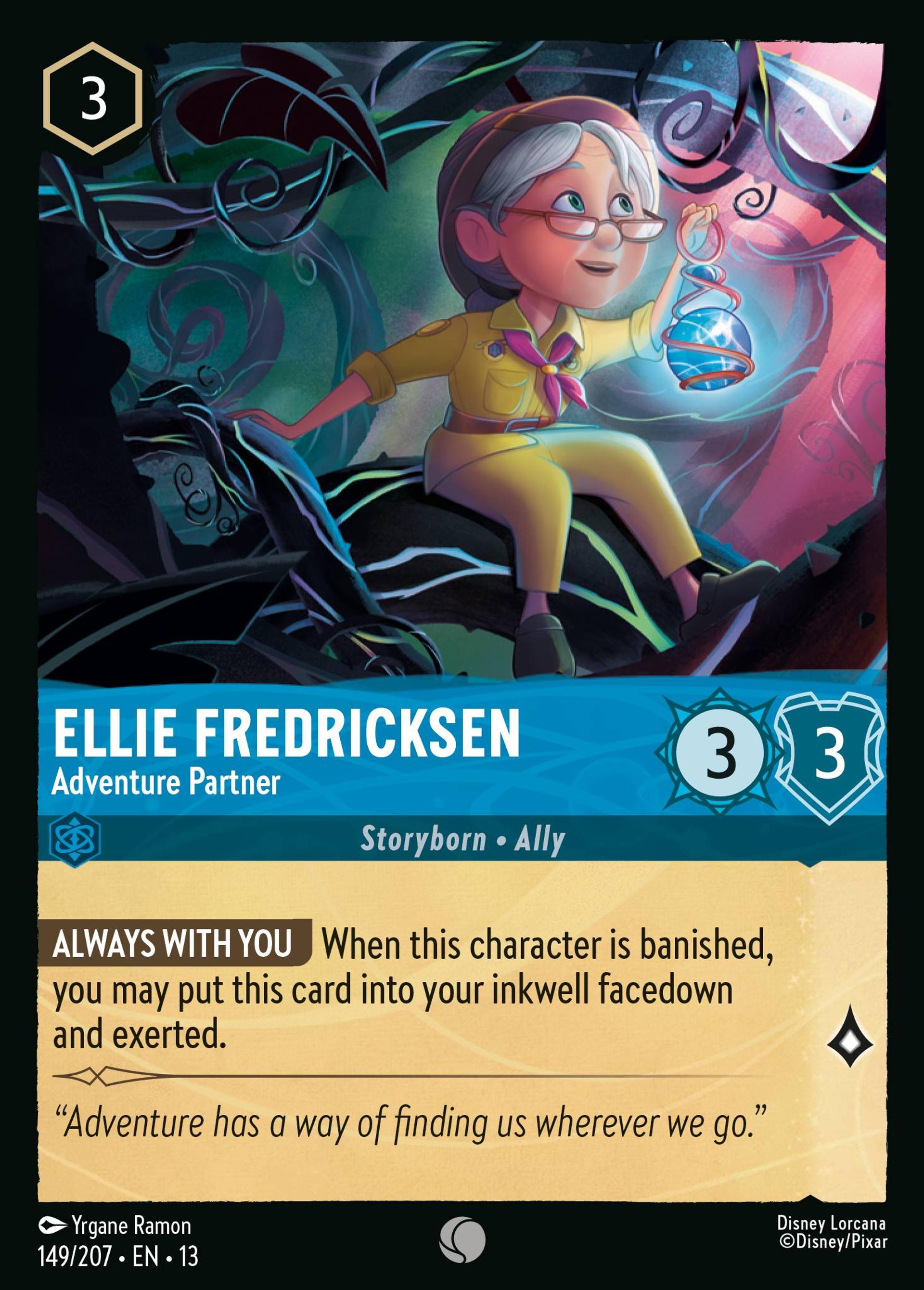 Ellie Fredricksen - Adventure Partner — Attack of the Vine! — Lorcana