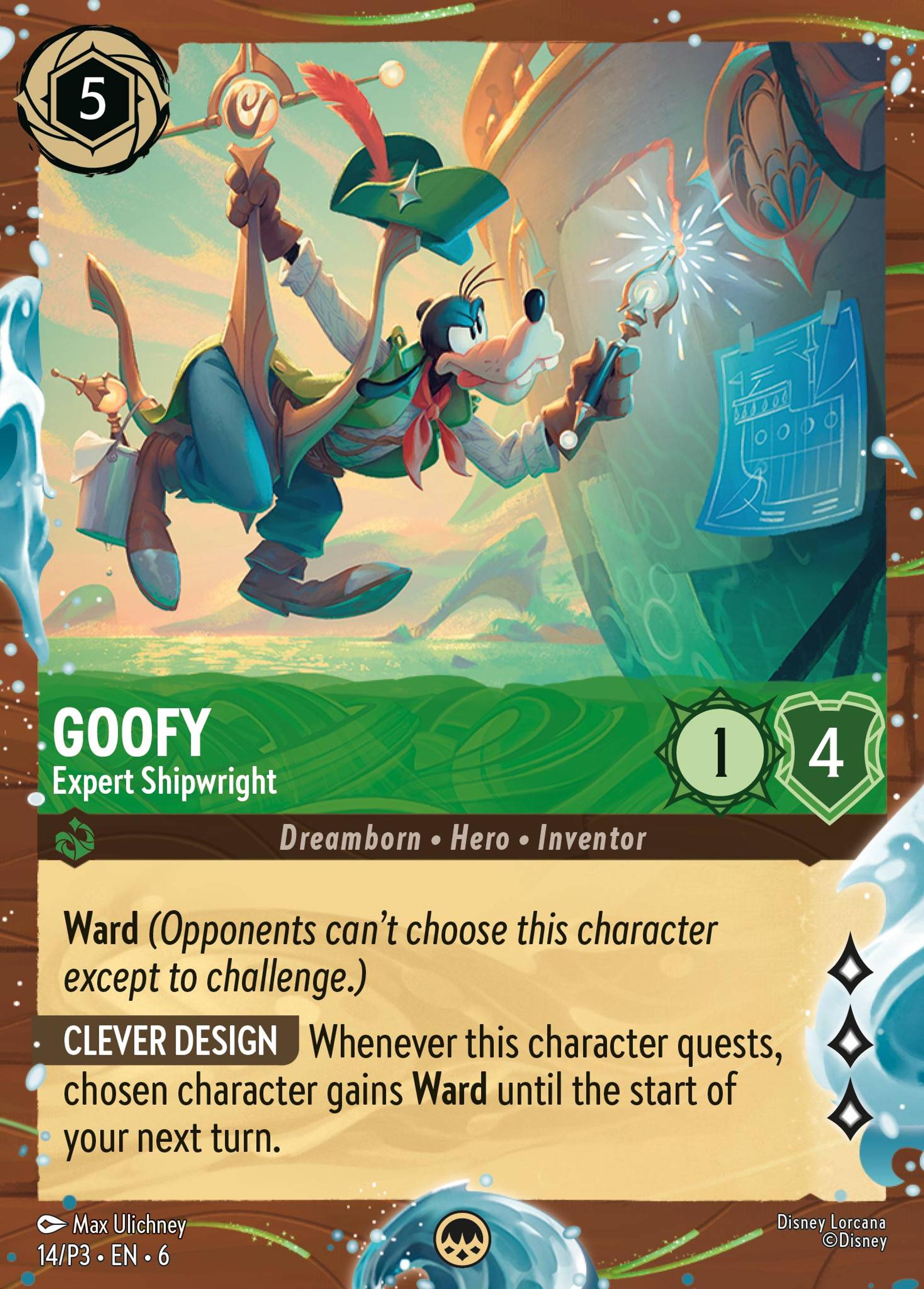 Goofy - Expert Shipwright — Promos - Year 3 — Lorcana