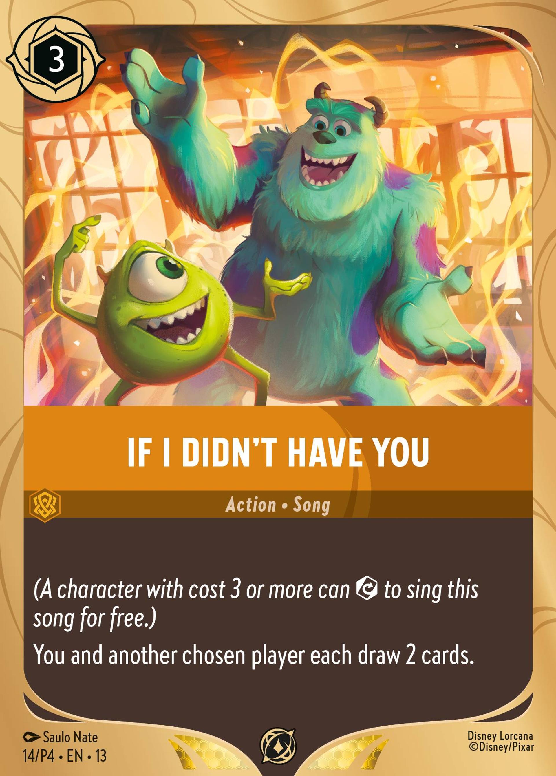 If I Didn't Have You — Promos - Year 4 — Lorcana