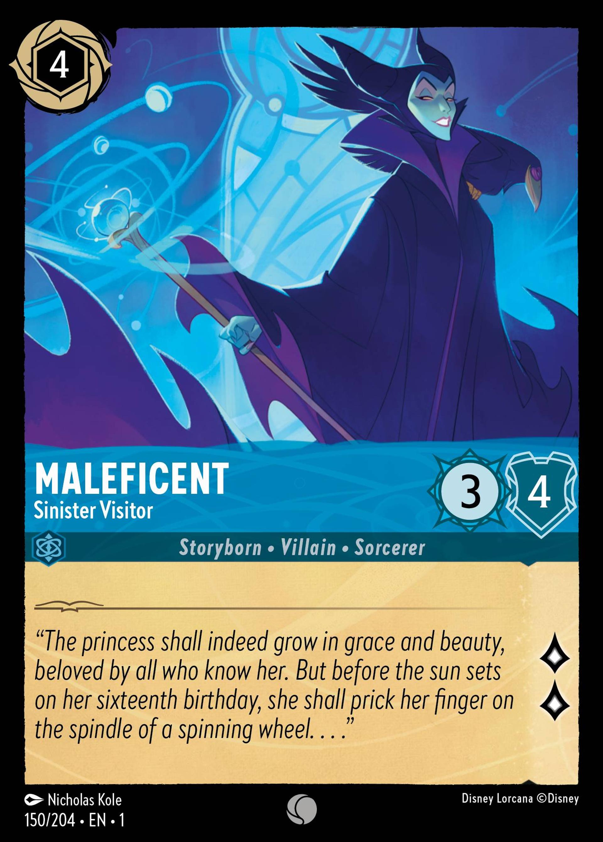 Maleficent - Sinister Visitor — The First Chapter — Lorcana