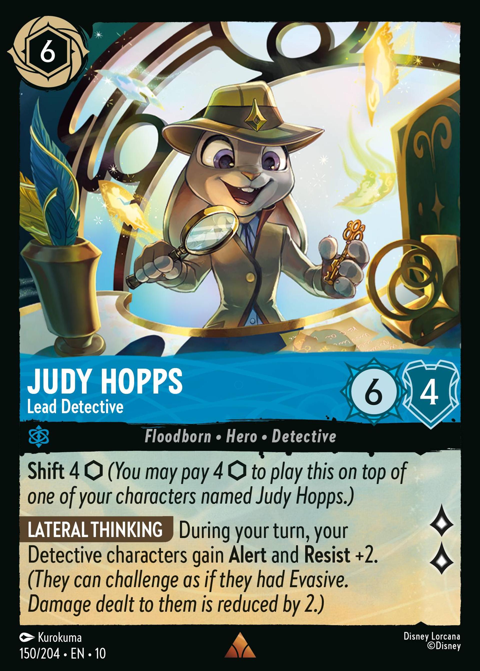 Judy Hopps - Lead Detective — Whispers in the Well — Lorcana