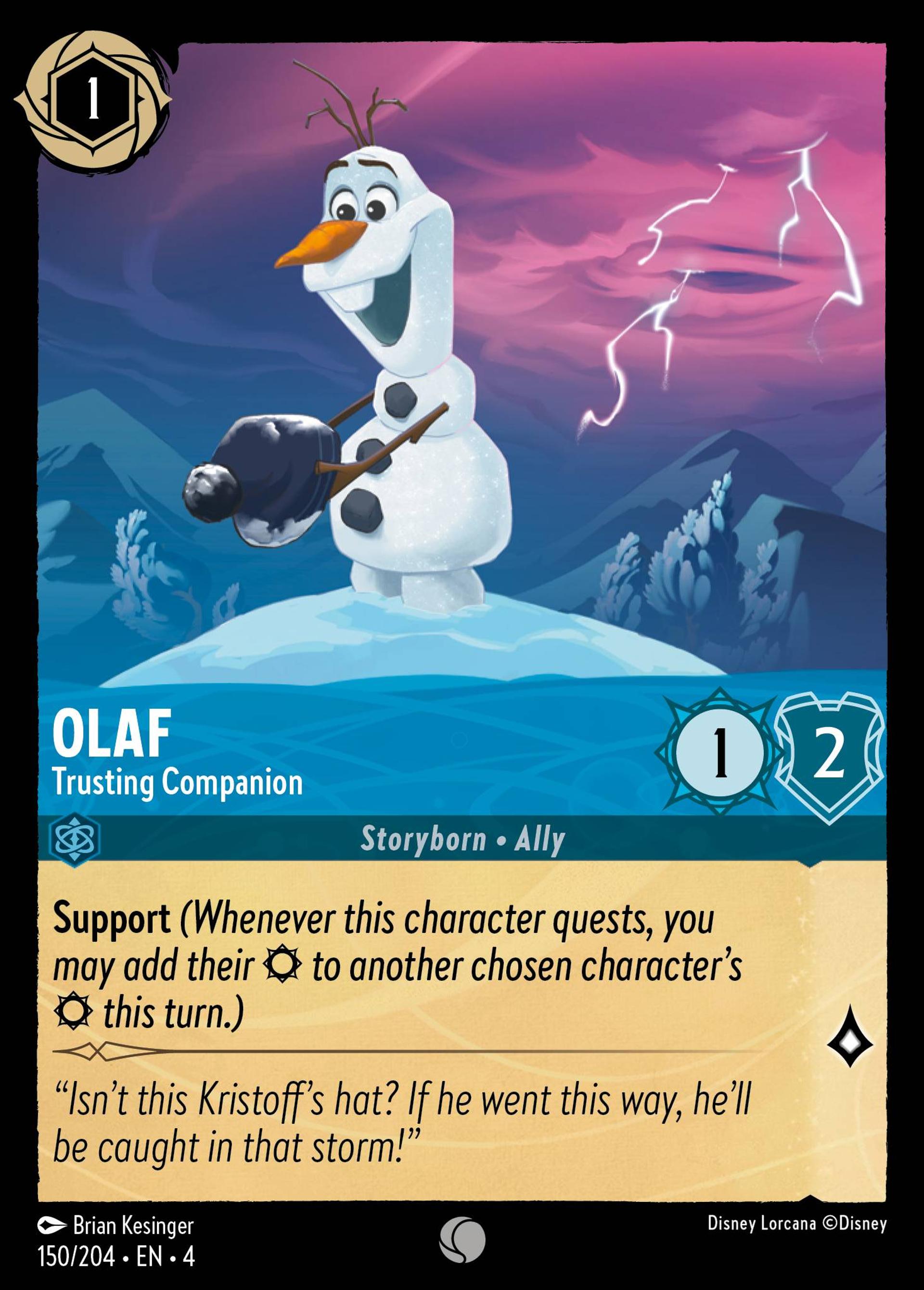 Olaf - Trusting Companion — Ursula's Return — Lorcana