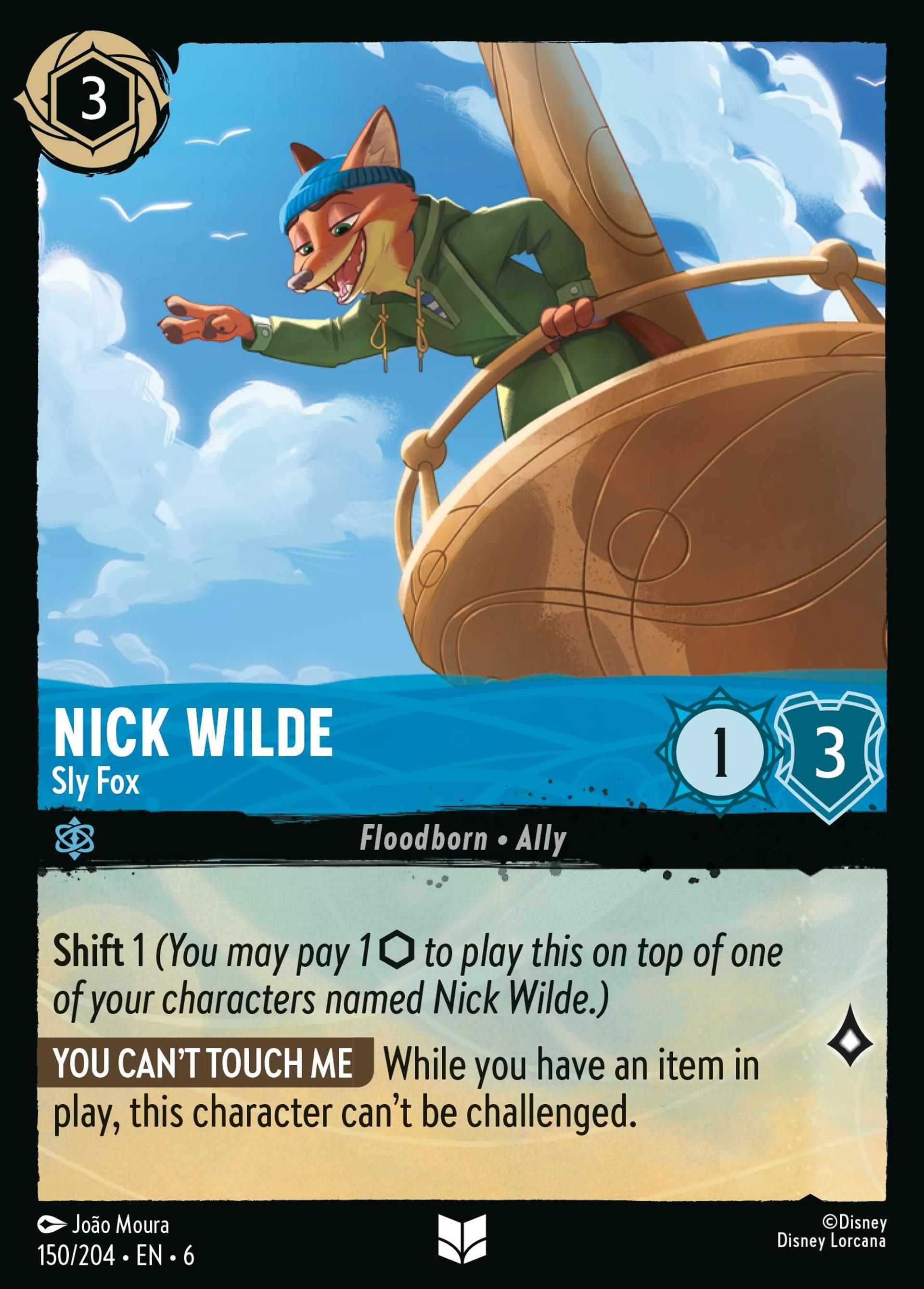 Nick Wilde - Sly Fox — Azurite Sea — Lorcana