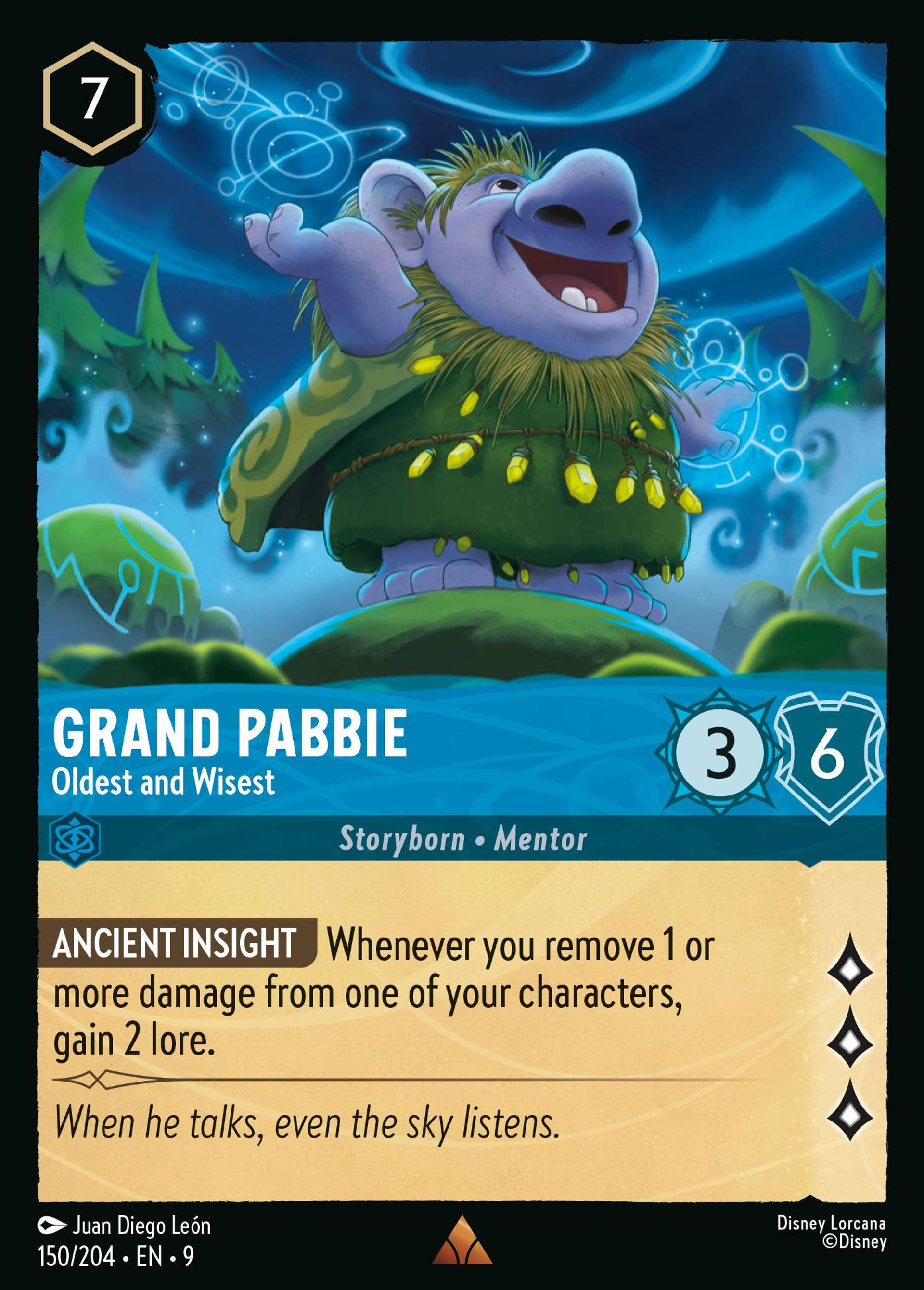 Grand Pabbie - Oldest and Wisest — Fabled — Lorcana