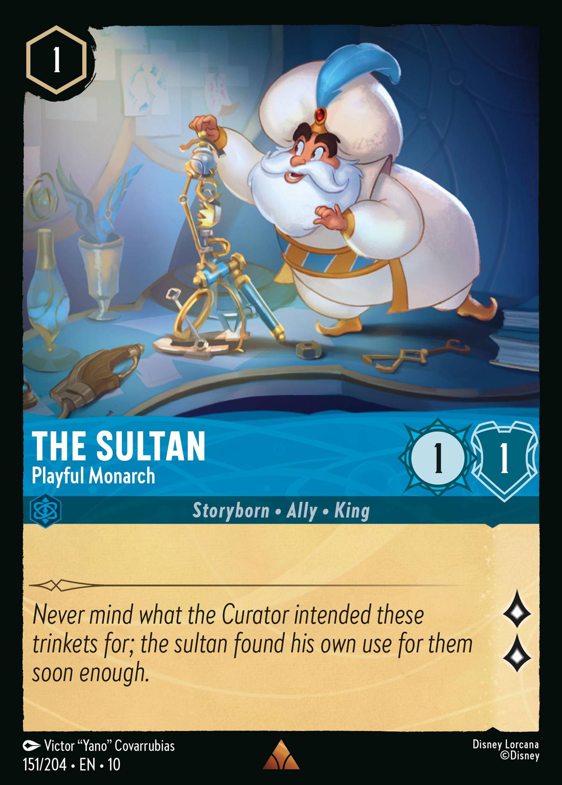 The Sultan - Playful Monarch — Whispers in the Well — Lorcana
