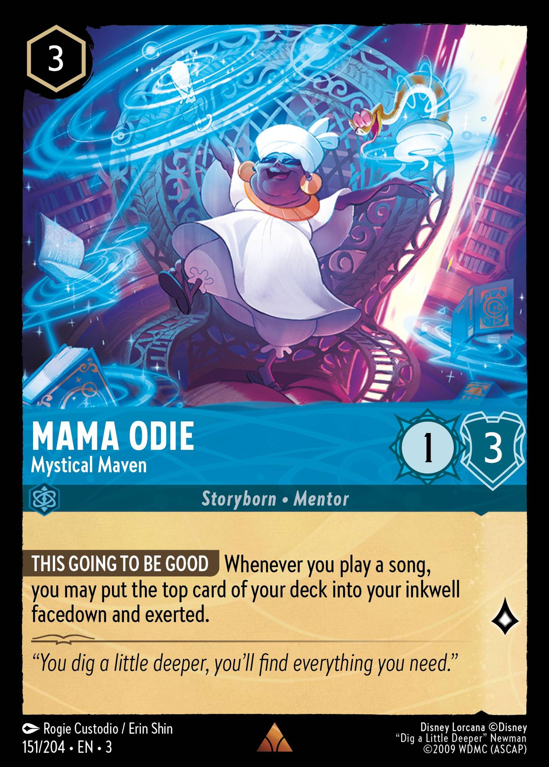 Mama Odie - Experte mystique — Into the Inklands — Lorcana