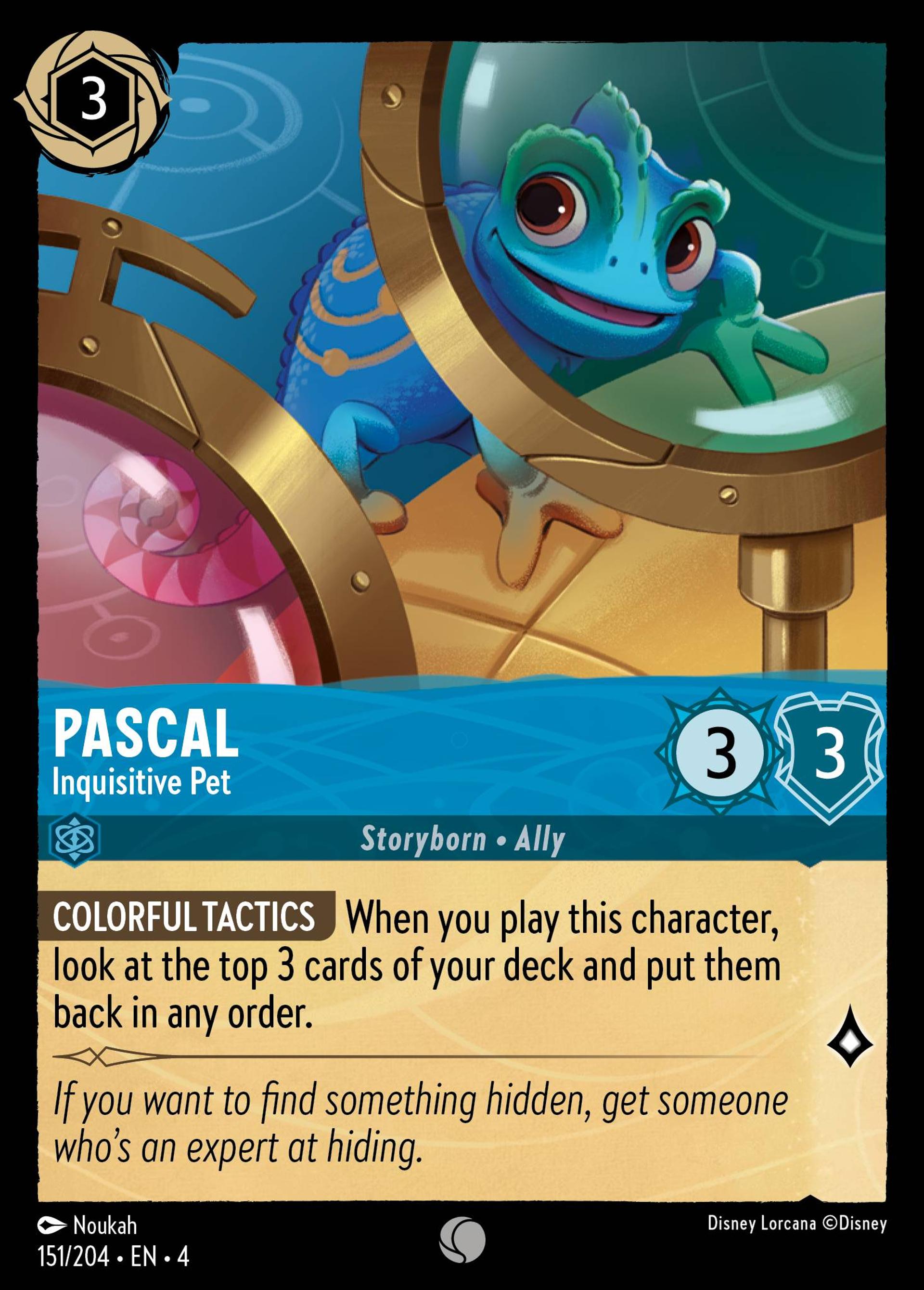 Pascal - Inquisitive Pet — Ursula's Return — Lorcana