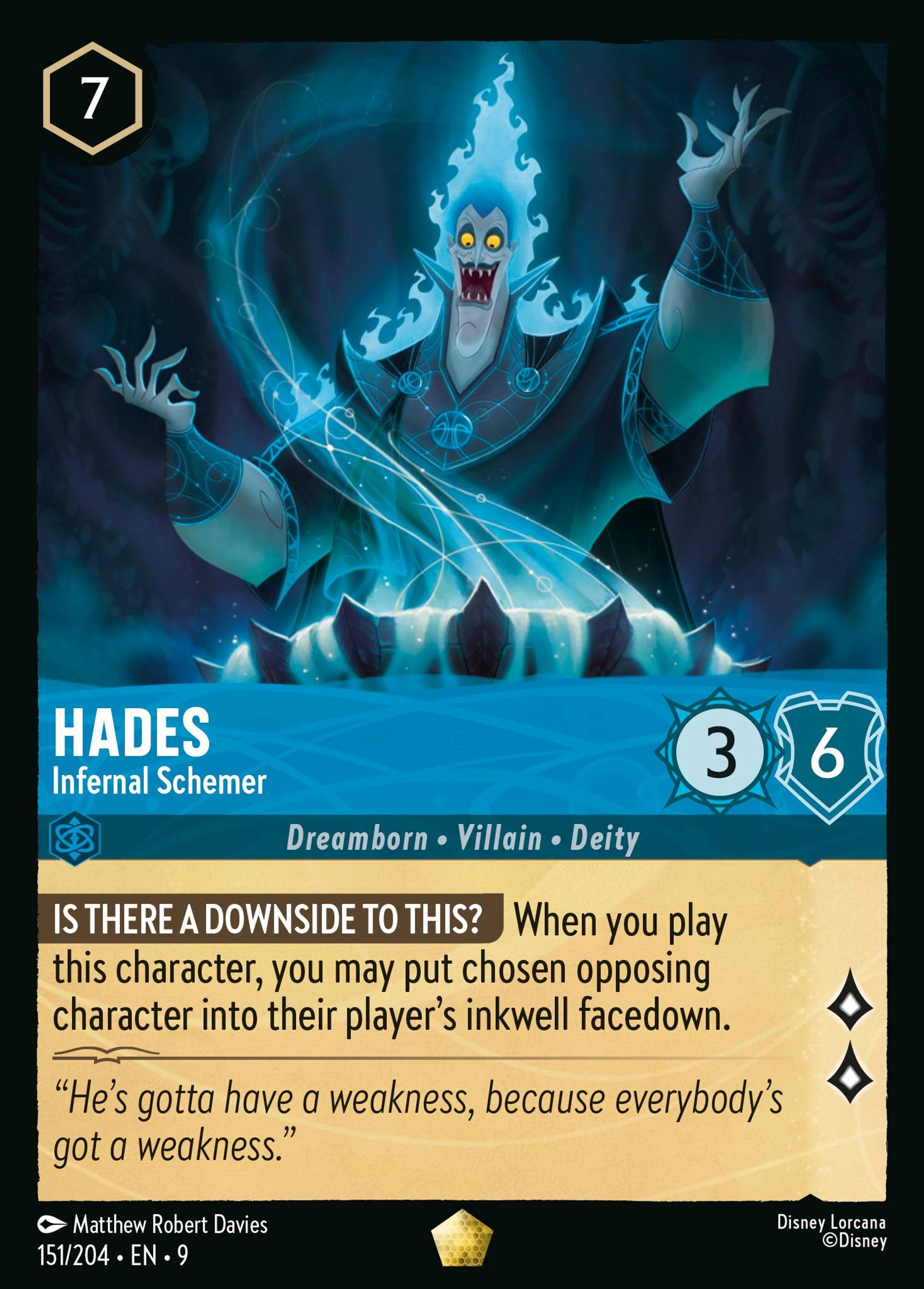 Hadès - Conspirateur infernal — Fabled — Lorcana